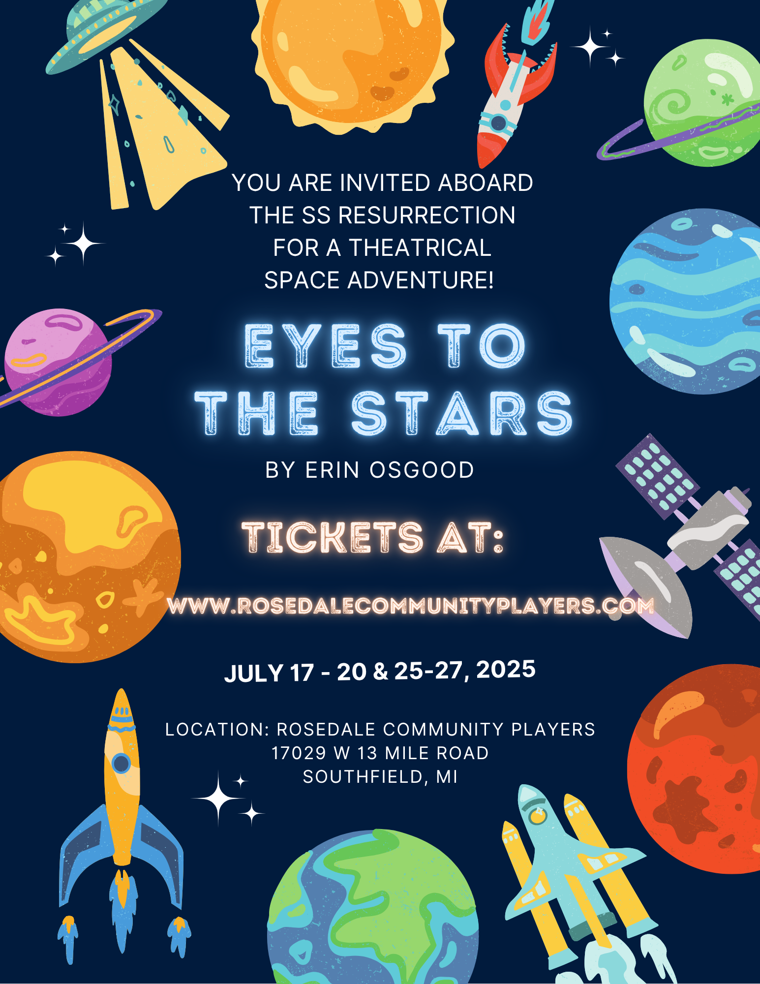 Secondhand Rose Players (in conjunction with Rosedale Community Players) 2025