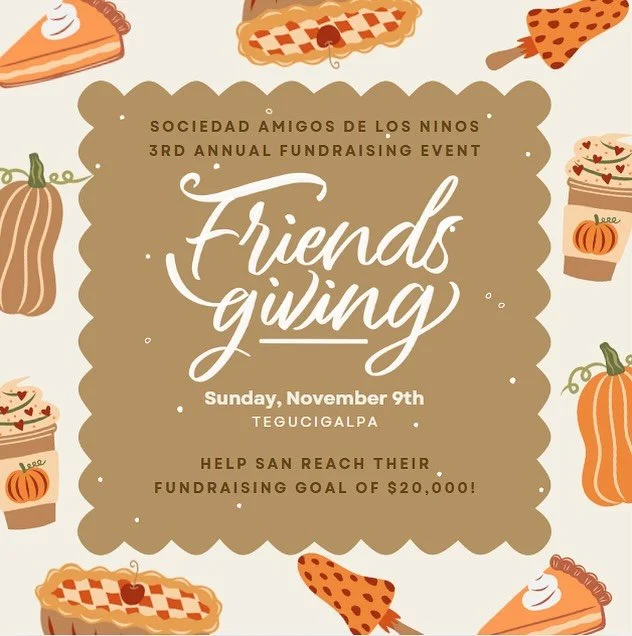 SAN&rsquo;s third annual fundraising event is next month in Tegucigalpa with the goal of contributions from all of their dear friends and family - both locally and internationally.  Please help SAN reach or surpass their goal of $20,000!  This will e