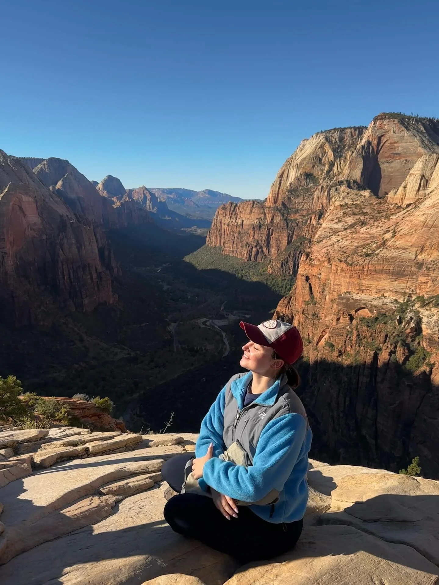25 today 🎂 Made my friends wake up and scale a cliff on our day off from the dreamiest job ever. I am so rich in friends and family and experiences! Best bday ever I&rsquo;m so grateful