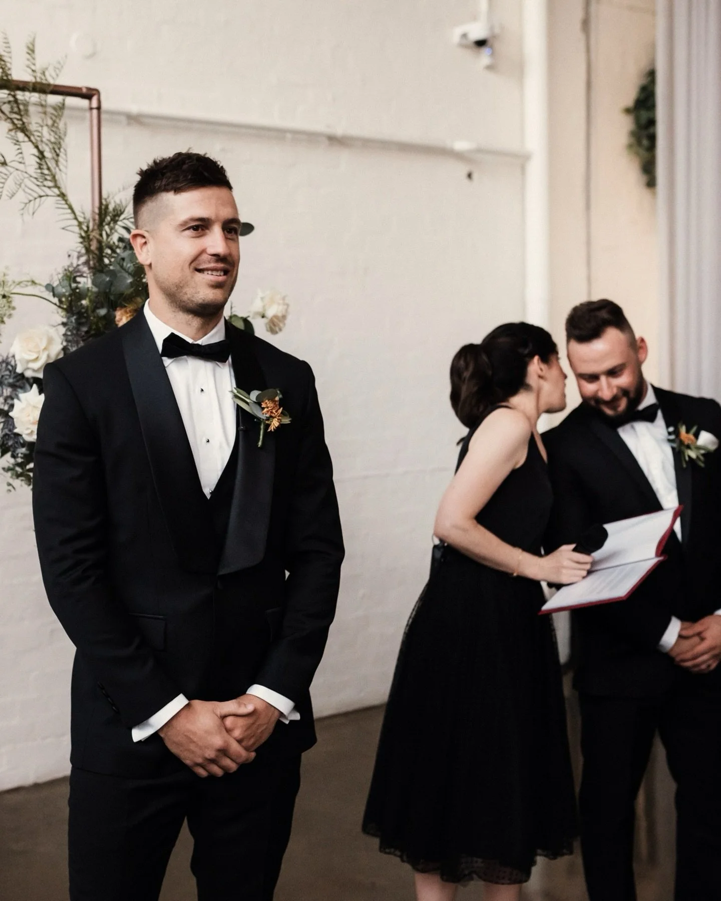 A ceremony doesn&rsquo;t feel seamless by accident. 
It&rsquo;s all the small, almost invisible moments happening alongside the big ones that count.

While the room turns to watch Constance come down the aisle, our celebrant Kimberley is already quie