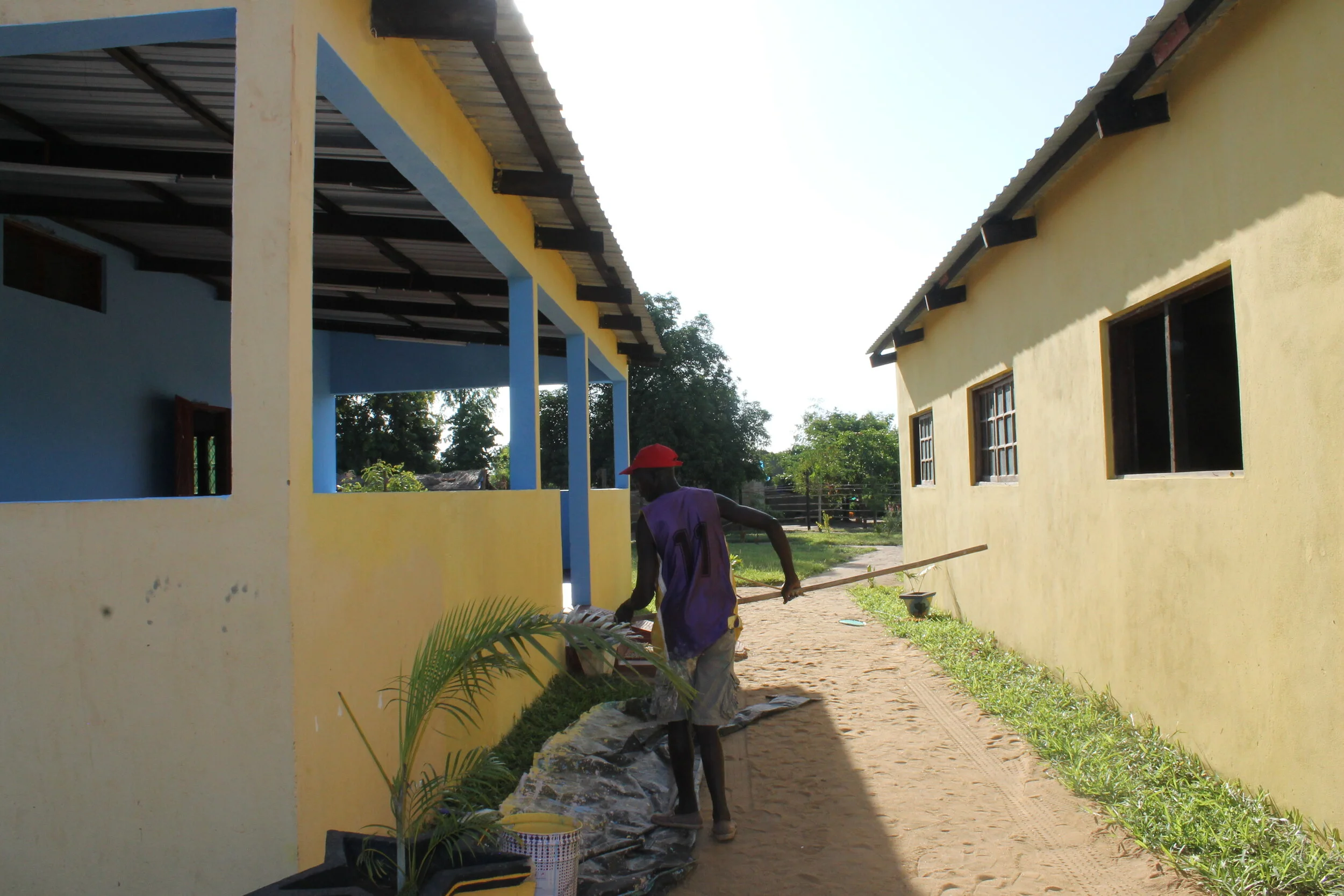Left is our storage and office facility, Right is our Center preschool.