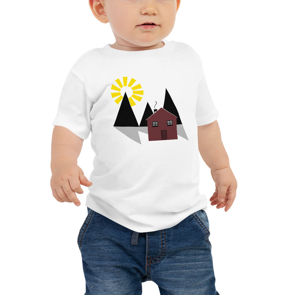 Mountain Home | Infant Short Sleeve T-Shirt (White)