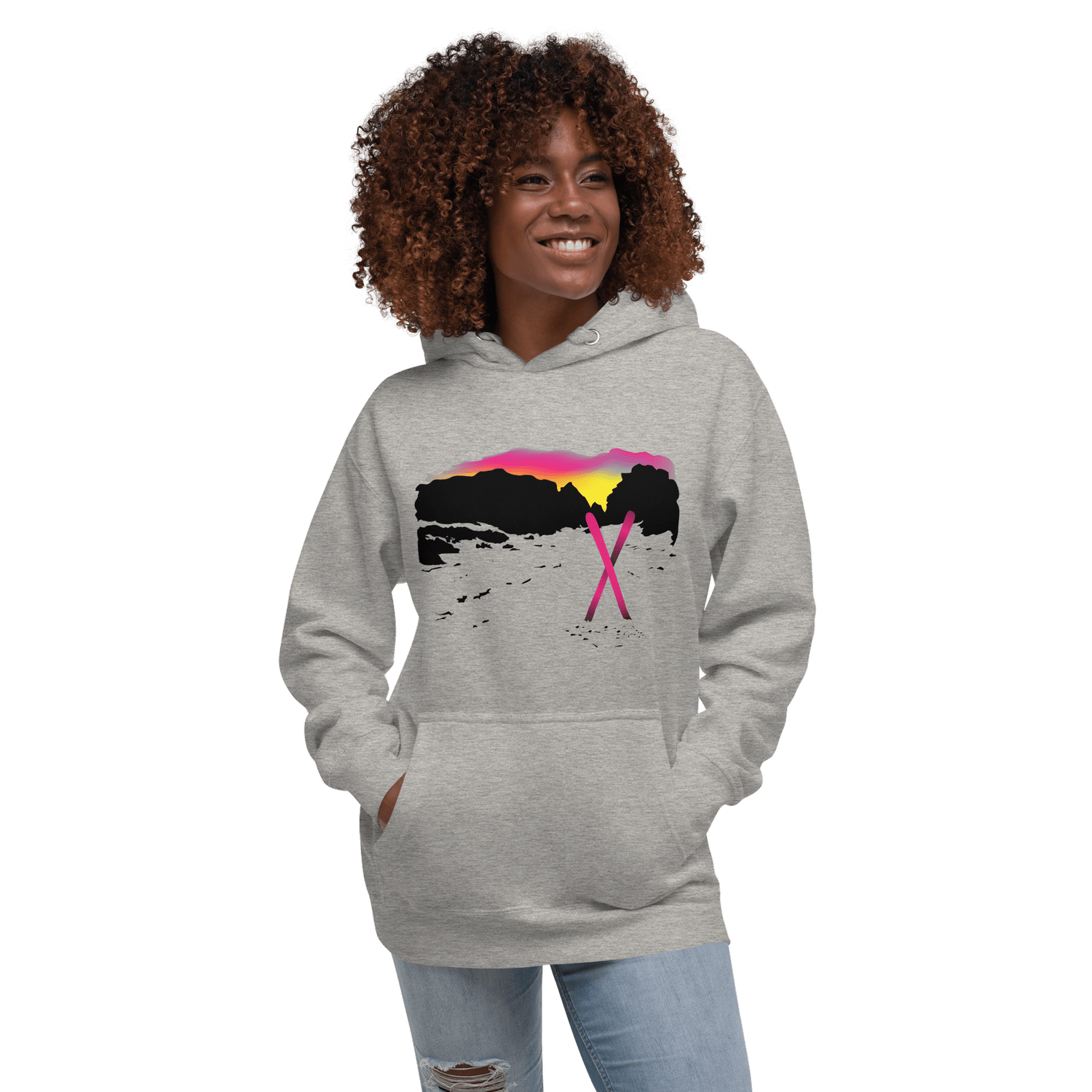 Skis Crosses | Unisex Hoodie — Mila Nathan