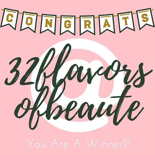 𝕬𝖓𝖉 𝖙𝖍𝖊 𝖜𝖎𝖓𝖓𝖊𝖗 𝖎𝖘... @32flavorsofbeaute!!! ✨
Congratulations and thank you for participating in our website launch week giveaway! You've won $𝟐𝟓 𝐀𝐦𝐚𝐳𝐨𝐧 𝐃𝐢𝐠𝐢𝐭𝐚𝐥 𝐆𝐢𝐟𝐭𝐜𝐚𝐫𝐝.  Please check your DM for details, and agai