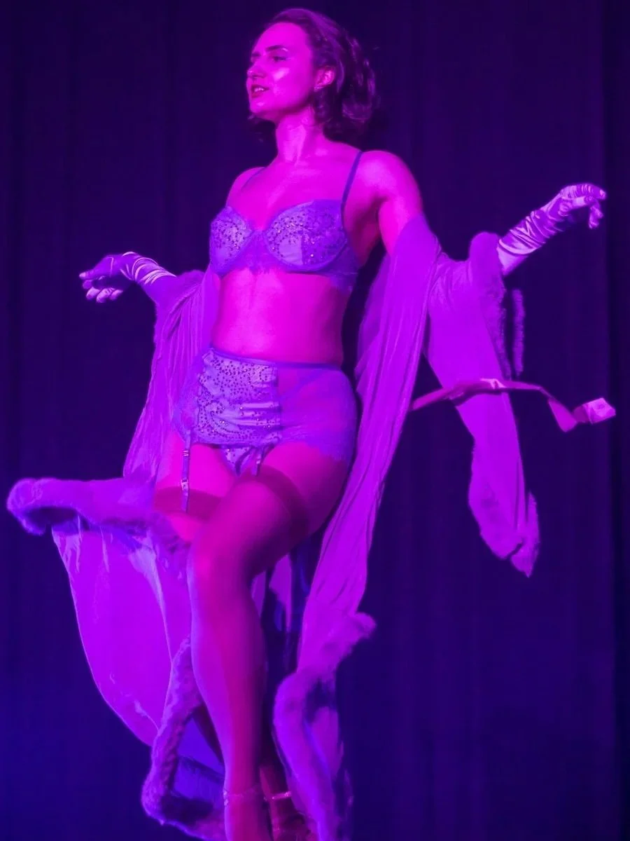 Mink Schmink Burlesque Act by Halena Lou