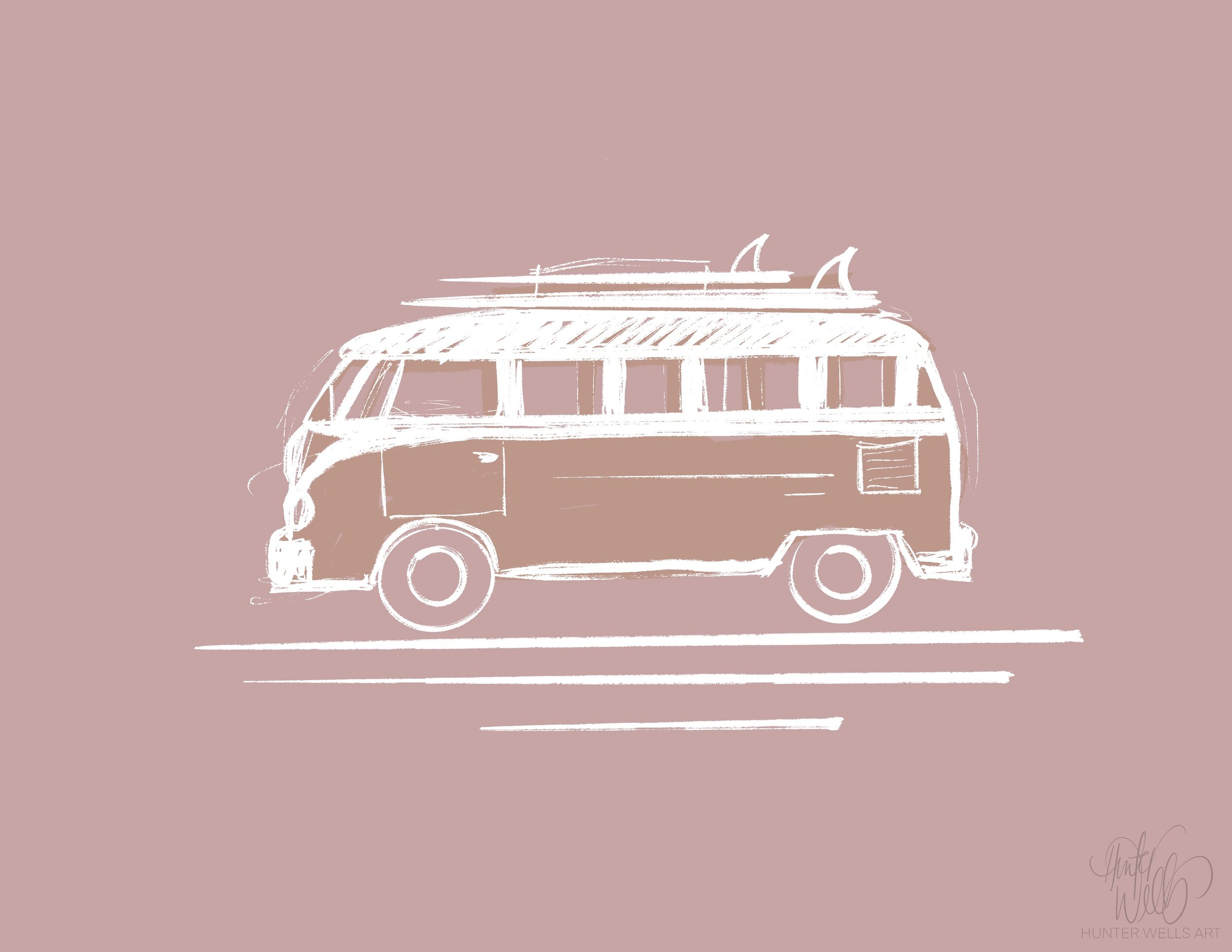 Surf Bus Digital Download