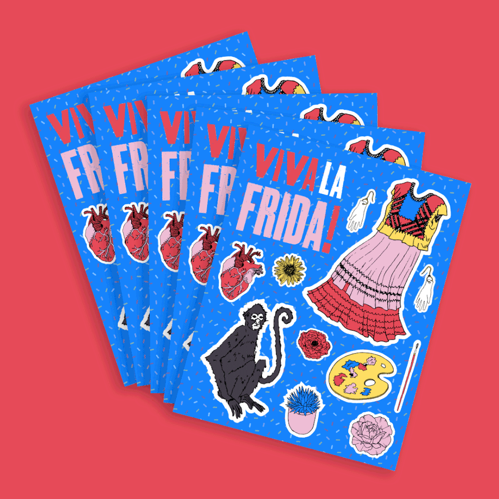 Frida Stickers Emily Pontanares