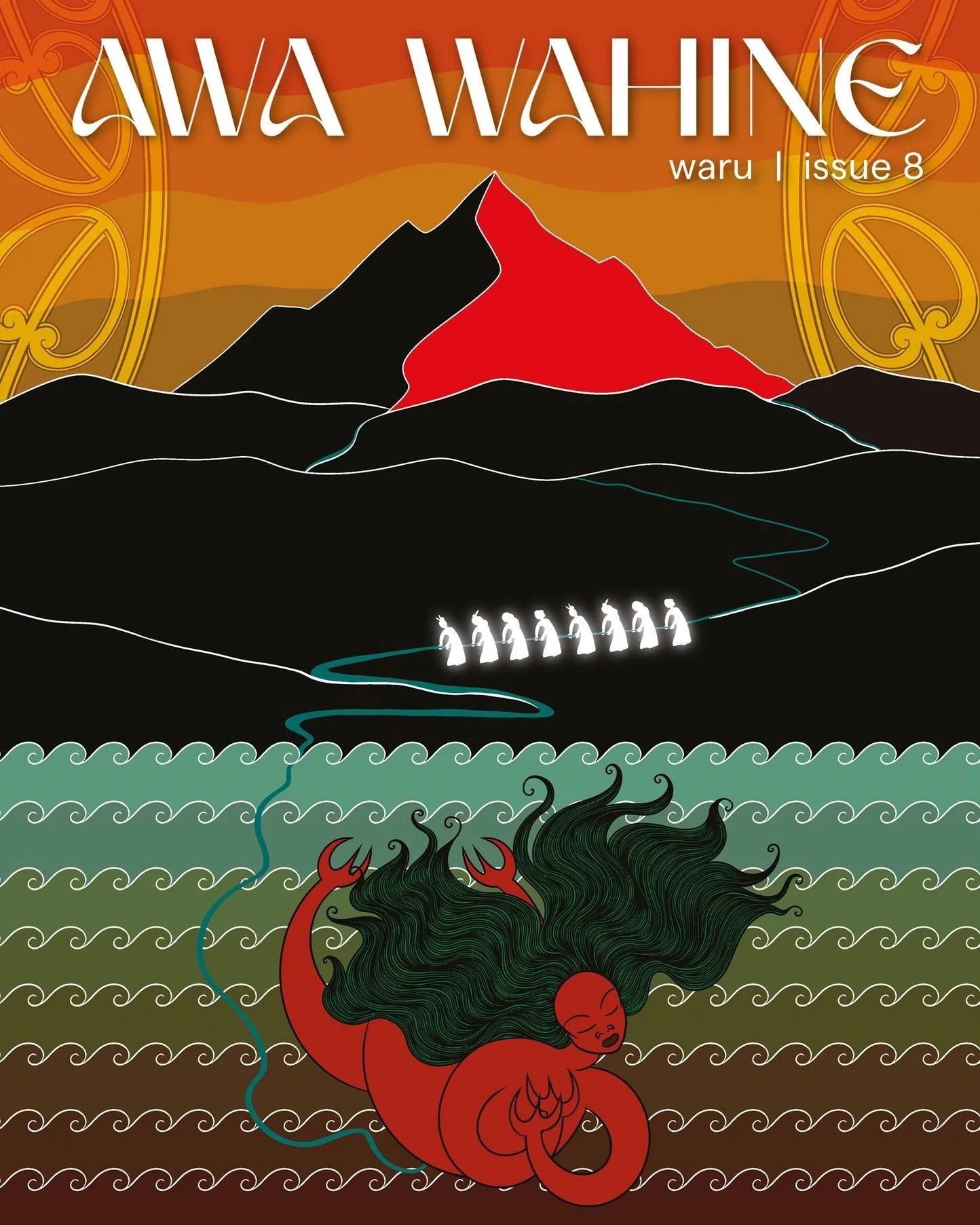 WARU | Issue 8

Cover artwork by Jessica Hinerangi Thompson Carr.

Now available in print.
