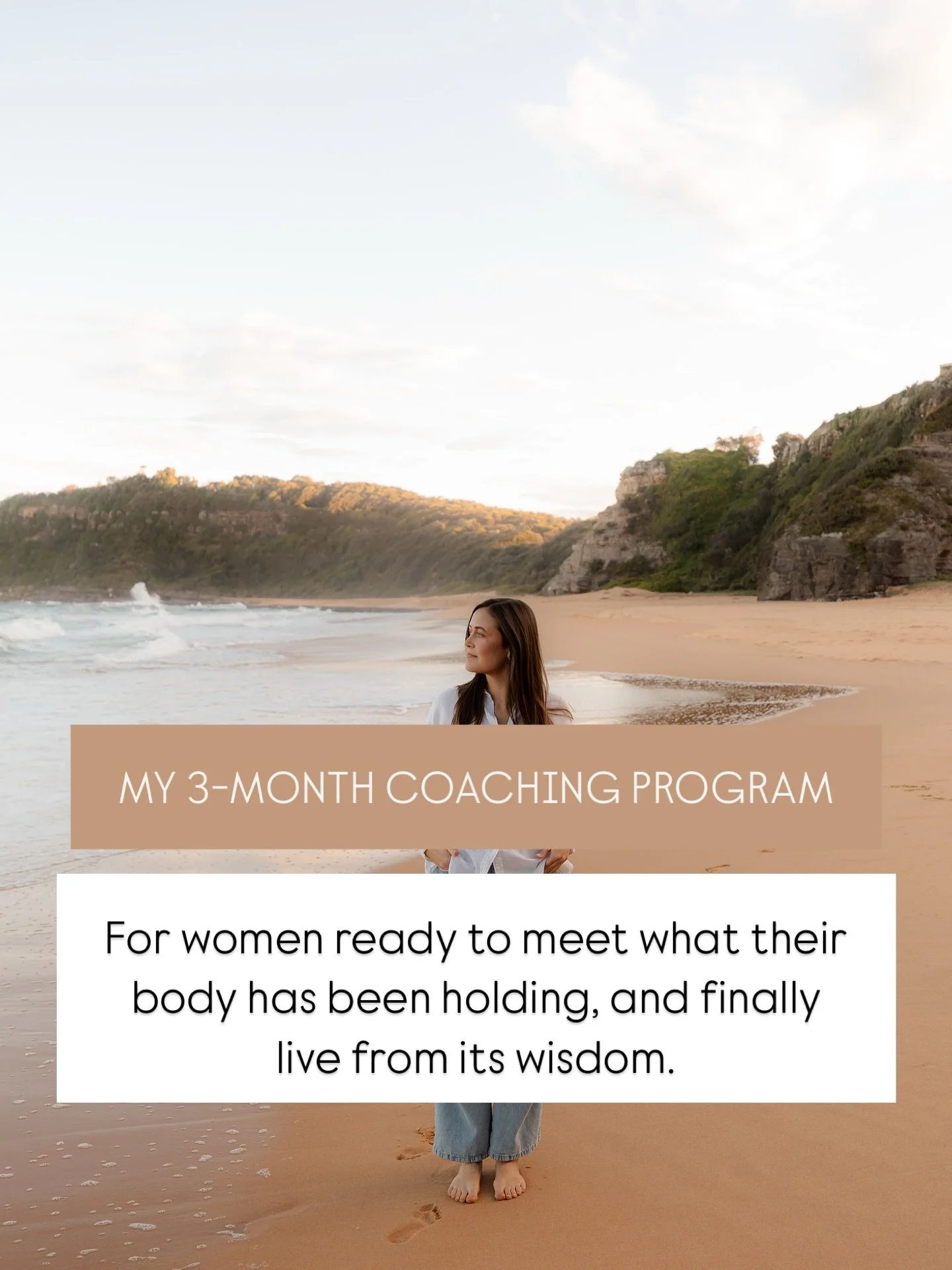 You can do years of therapy.⁣
⁣
You can understand your patterns inside out.⁣
⁣
You can read every book, listen to every podcast, even build daily practices that keep you just about okay.⁣
⁣
𝗔𝗻𝗱 𝘀𝘁𝗶𝗹𝗹, 𝘀𝗼𝗺𝗲𝘁𝗵𝗶𝗻𝗴 𝗶𝗻 𝘆𝗼𝘂𝗿 𝗯𝗼𝗱?
