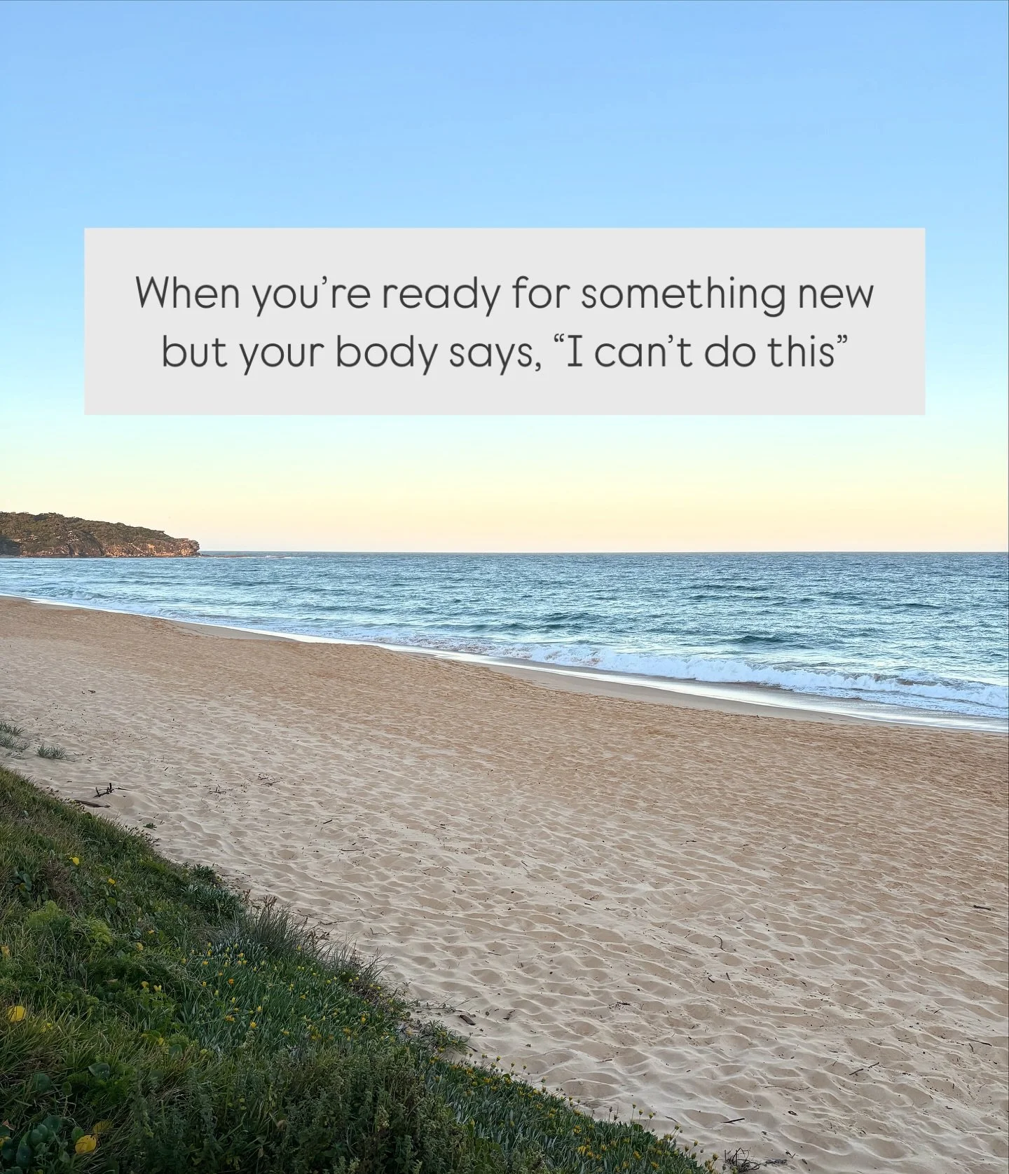 Over the past few weeks, I&rsquo;ve noticed the same theme in so many client sessions, and in my own somatic exploration, too.⁣
⁣
Women describe feeling ready for something different, ready to make a change, ready to speak up.⁣
⁣
But when the moment 