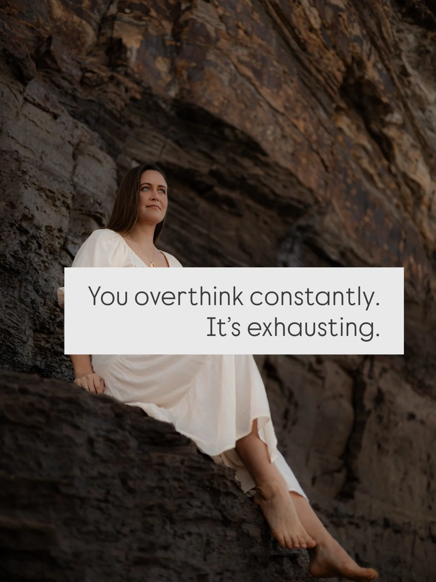 I was speaking to someone recently who I haven&rsquo;t known for long, and they shared that I seemed like a very grounded, calming person.⁣
⁣
I still sometimes notice myself feeling surprised when I hear this, because for so much of my life I felt an