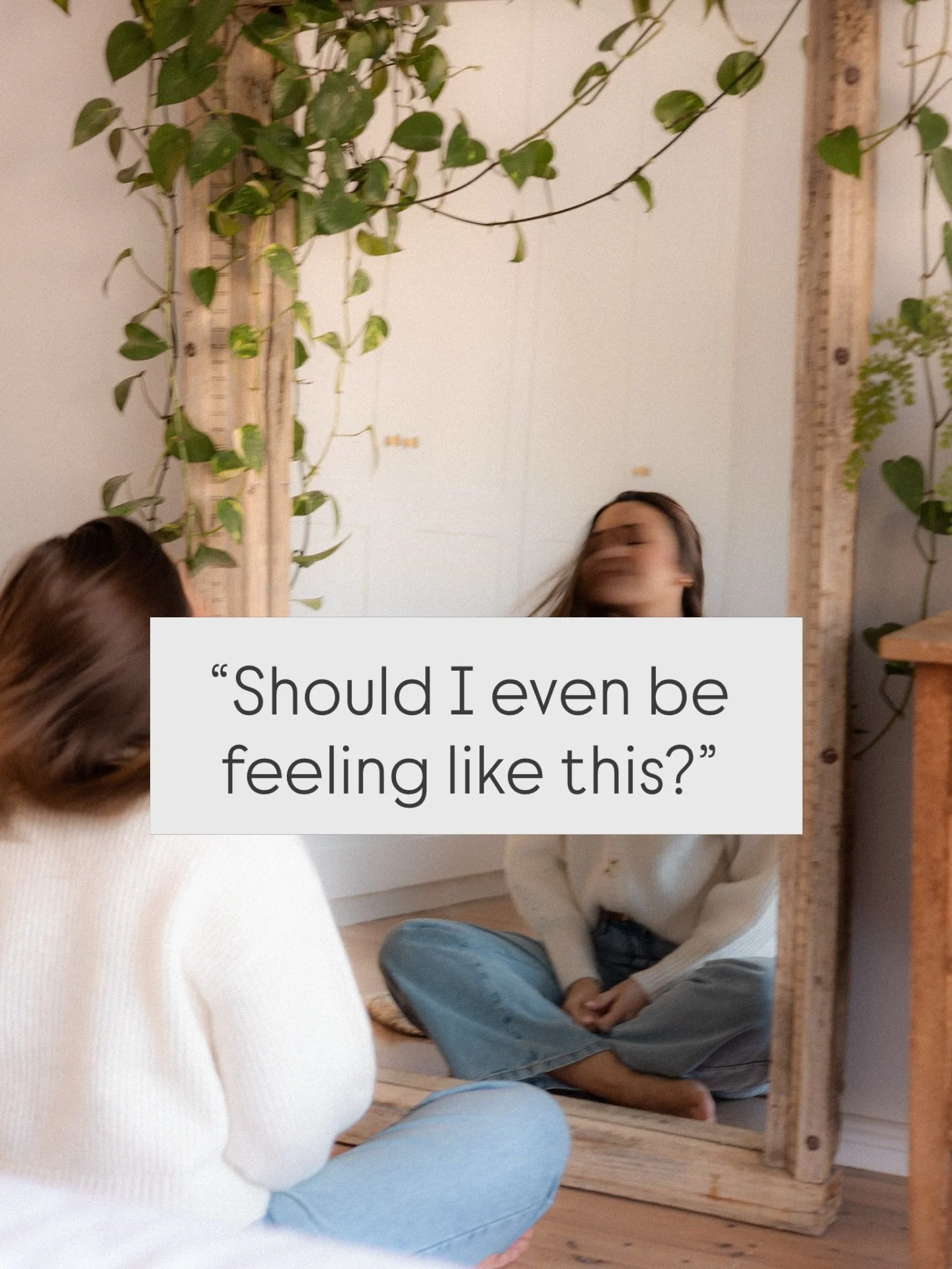 𝗧𝗵𝗲𝗿𝗲&rsquo;𝘀 𝘀𝗼 𝗺𝘂𝗰𝗵 𝘁𝗵𝗮𝘁 𝗴𝗲𝘁𝘀 𝗰𝗮𝗿𝗿𝗶𝗲𝗱 𝘄𝗵𝗲𝗻 𝘄𝗲 𝗱𝗼𝗻&rsquo;𝘁 𝘁𝗿𝘂𝘀𝘁 𝘄𝗵𝗮𝘁 𝘄𝗲 𝗳𝗲𝗲𝗹.⁣
⁣
It&rsquo;s not just the emotion itself, but the questioning, the self-criticism, the constant mental back and forth