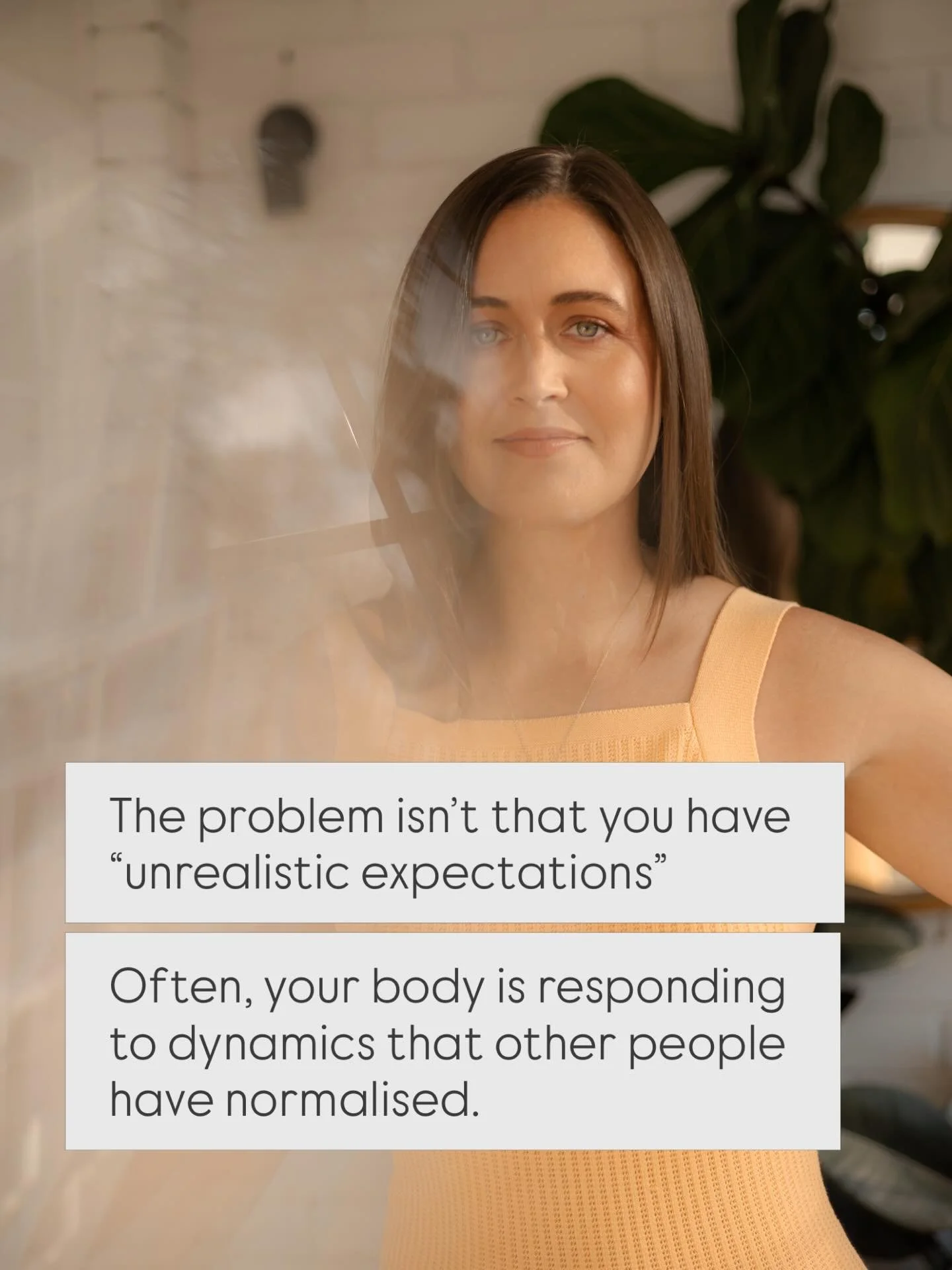 Often, what women describe as &ldquo;overreacting&rdquo;, &ldquo;being too sensitive&rdquo; or &ldquo;having unrealistic expectations&rdquo; is actually their body accurately responding to dynamics that don&rsquo;t feel safe, supportive or sustainabl