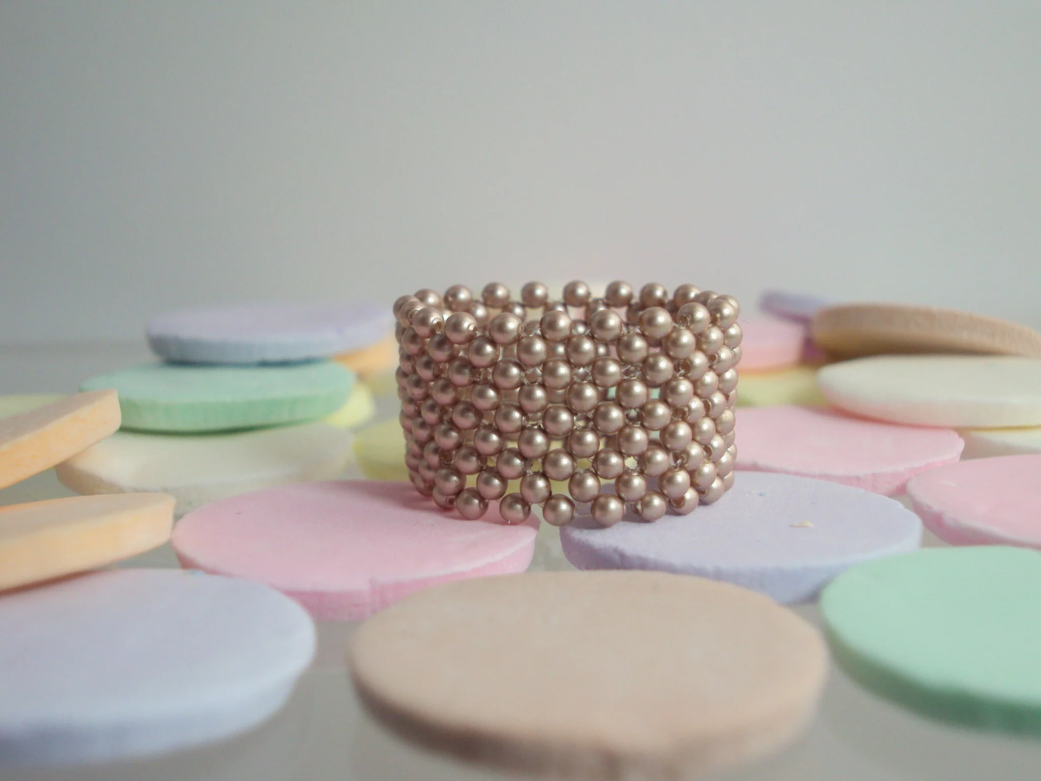 Almond Pearl Ring