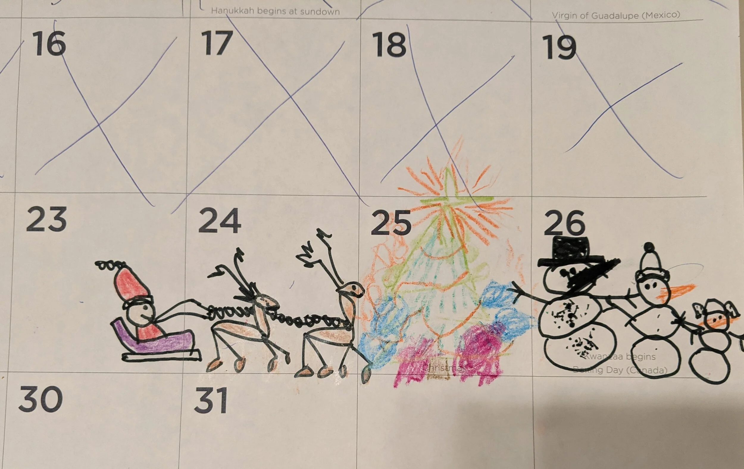 Gratitude Practice 2020 Day 318: Calendars