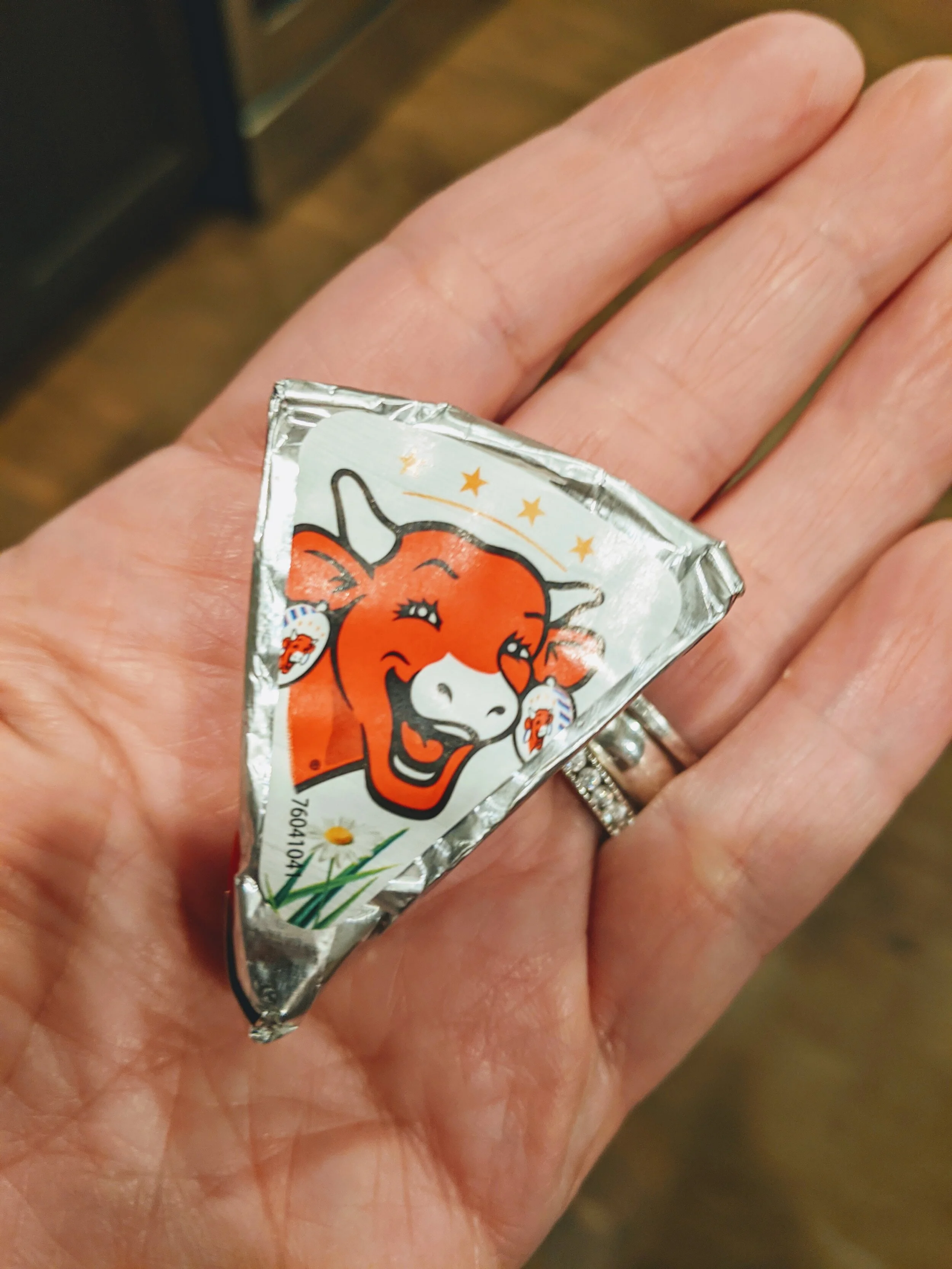 Gratitude Practice 2020 Day 286: Laughing Cow Cheese Triangles