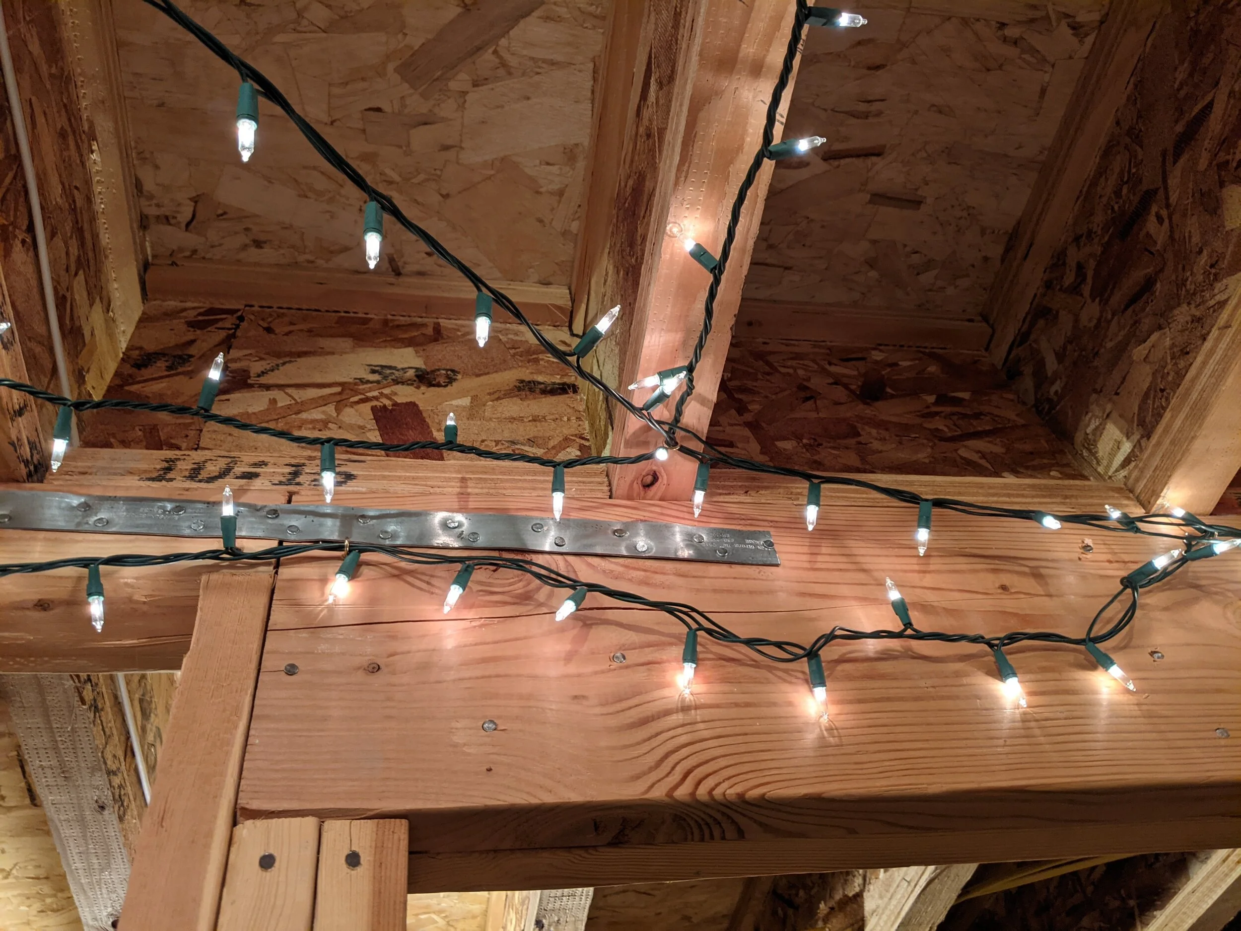 Gratitude Practice 2020 Day 245: A Twinkle Light Studded Art Studio