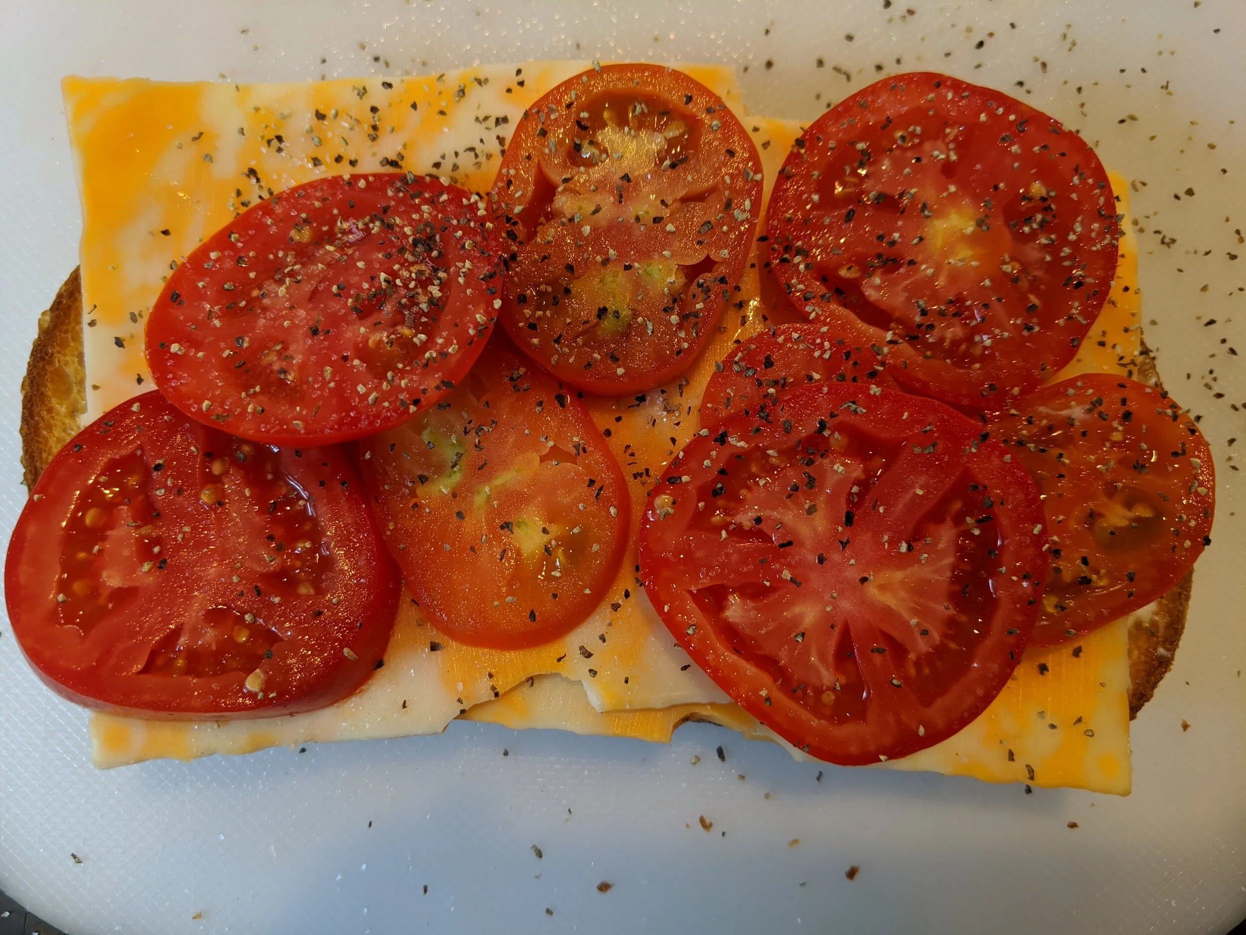 Gratitude Practice 2020 Day 210: The Power of Cheese and Tomato Toast