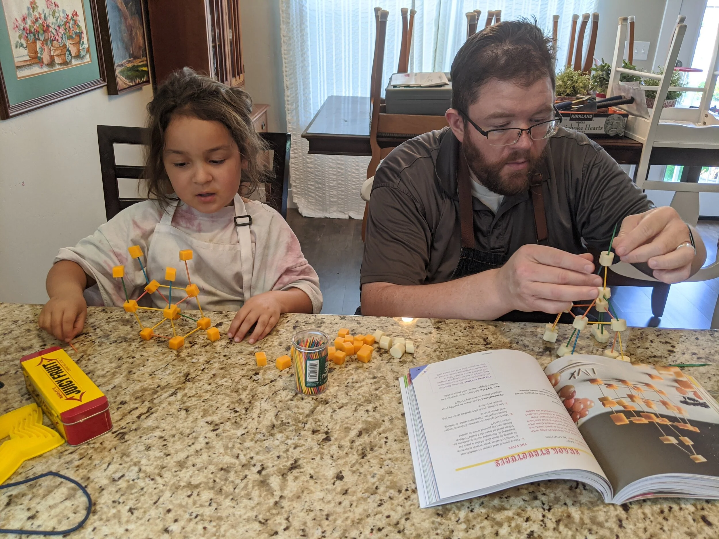 Gratitude Practice 2020 Day 213: Kitchen Table Engineering Projects