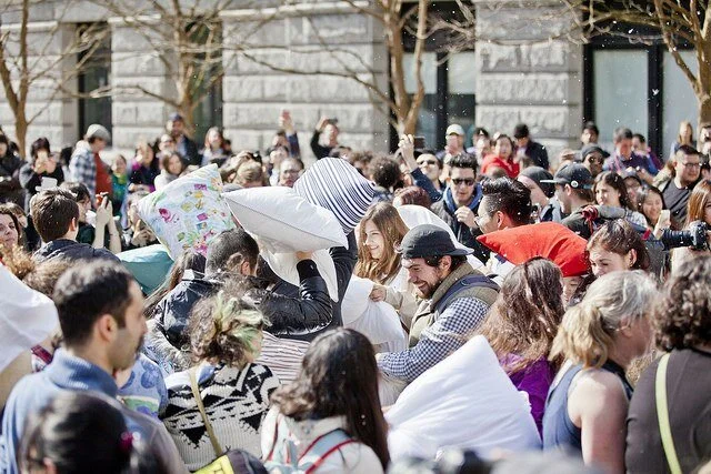 Gratitude Practice 2020 Day 310: The Power of a Spontaneous Pillow Fight 