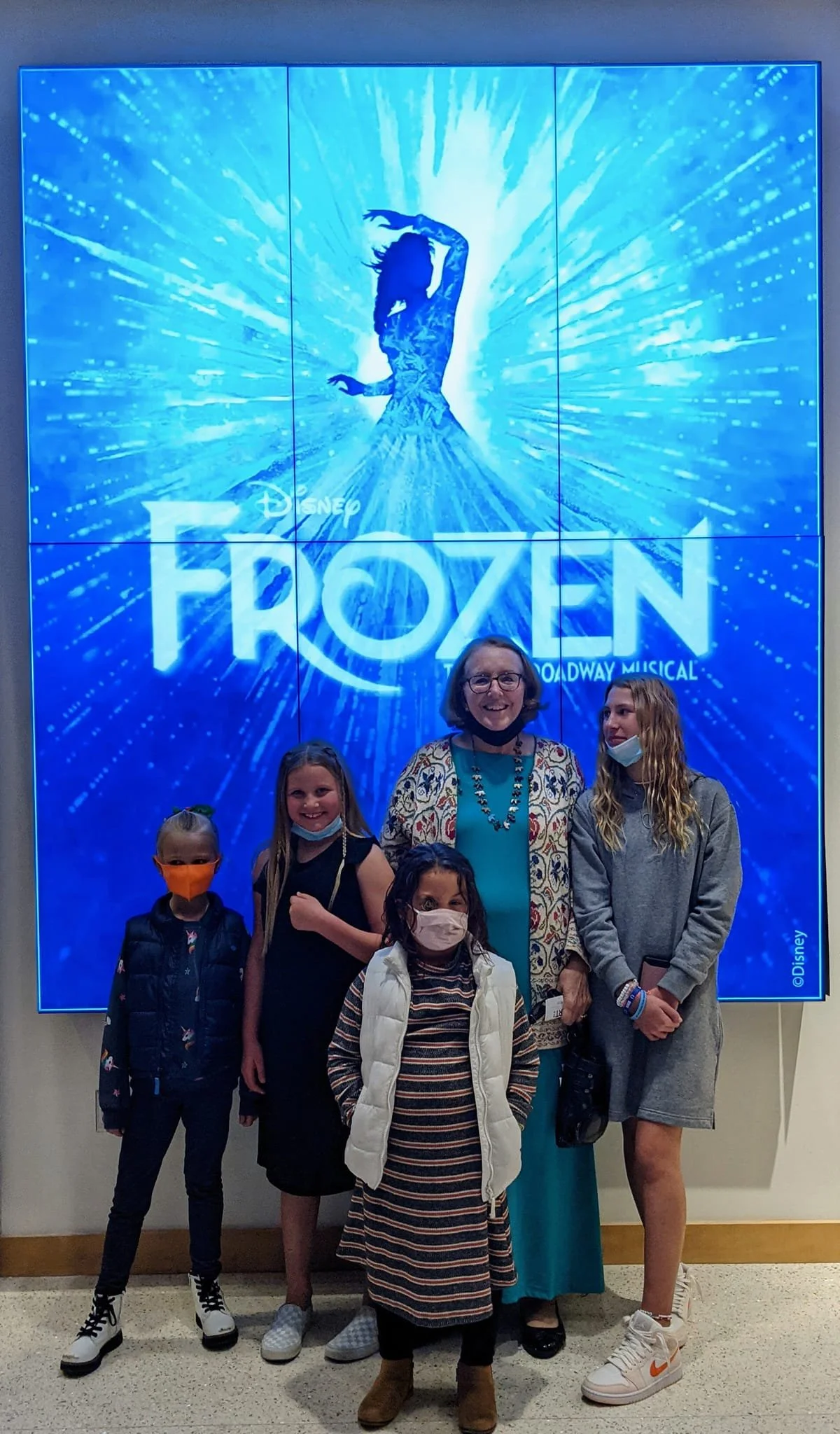 Gratitude Practice 2021 Nov  6: Frozen the Musical with Grandma, Aunties and Cousins
