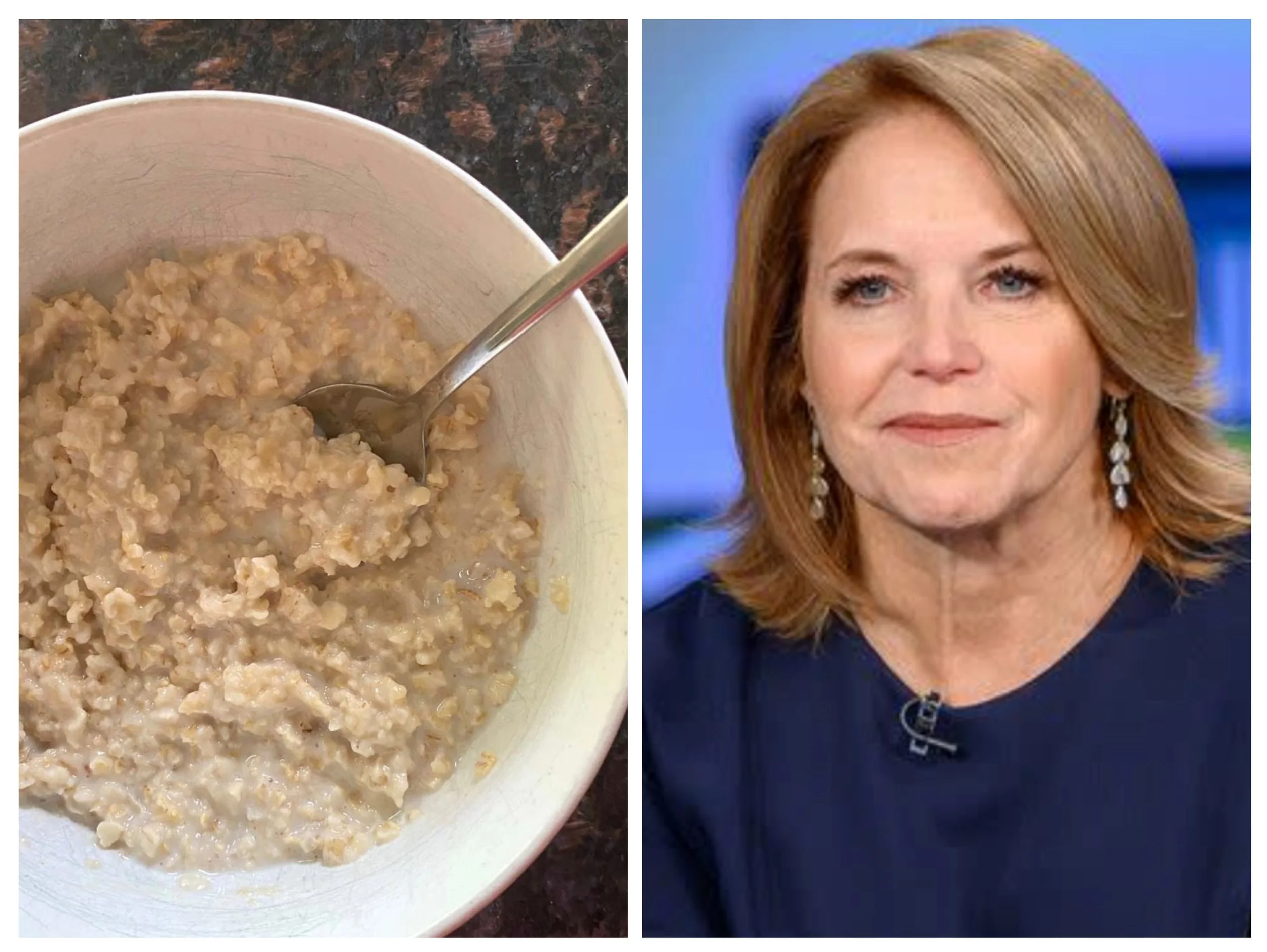 Gratitude Practice 2024 March 11: The compelling come back of Katie Couric and never ending comfort of a warm bowl of oatmeal…in equal portions…and on the regular.
