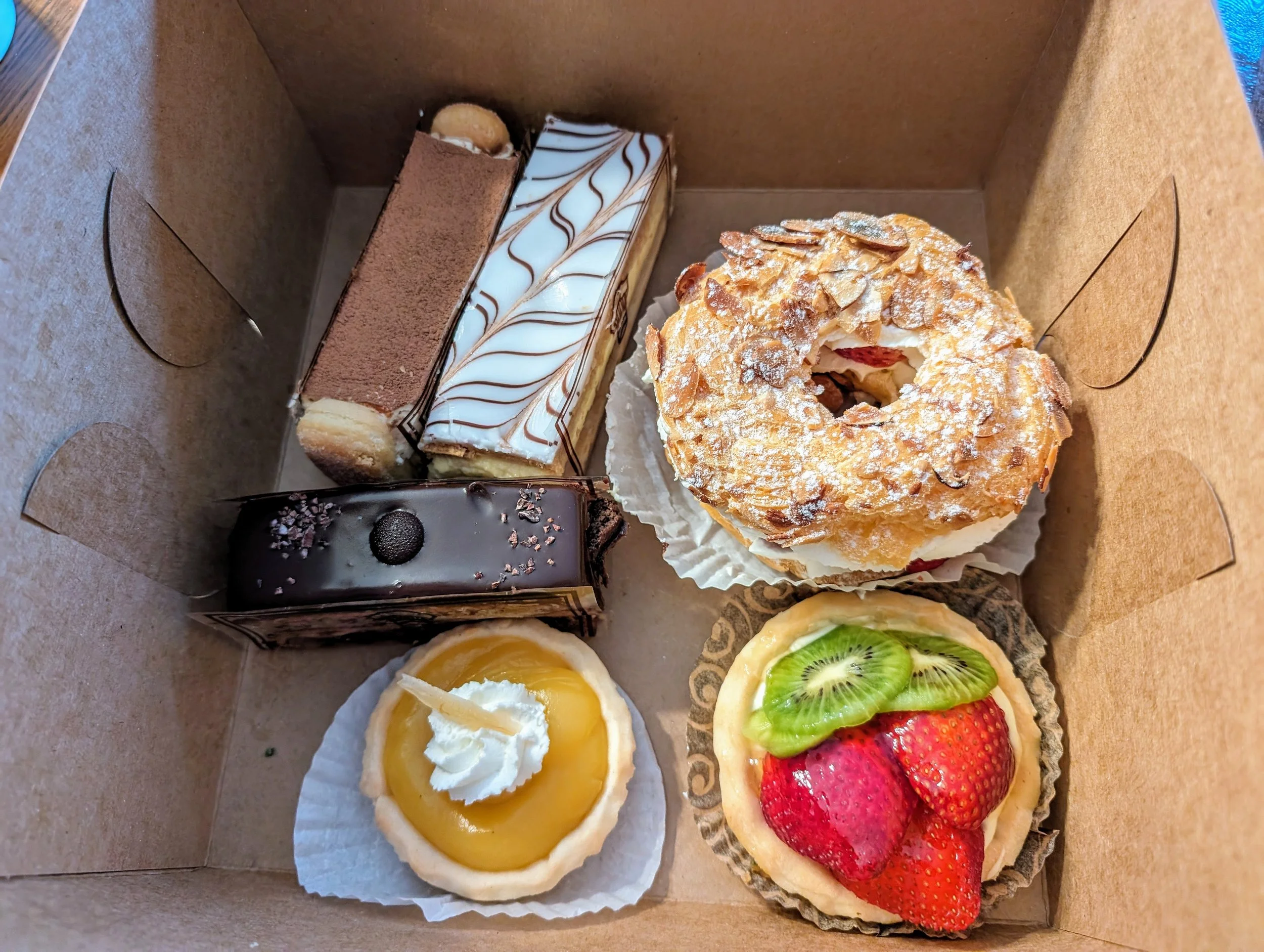 Gratitude Practice 2024 March 29: A Beautiful Box of Pastries 