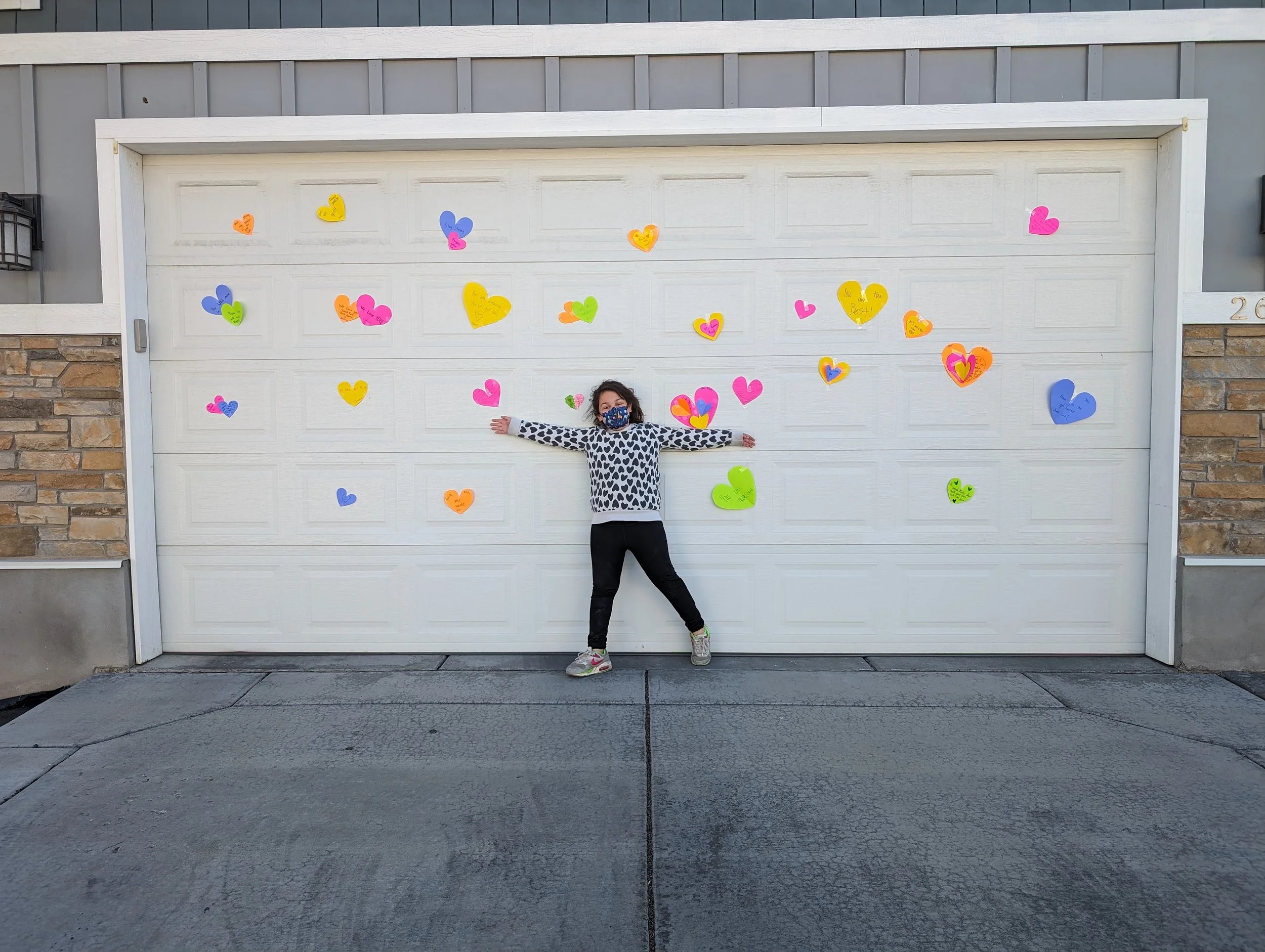 Gratitude Practice 2024 March 21: Love Blooming On Our Garage Door