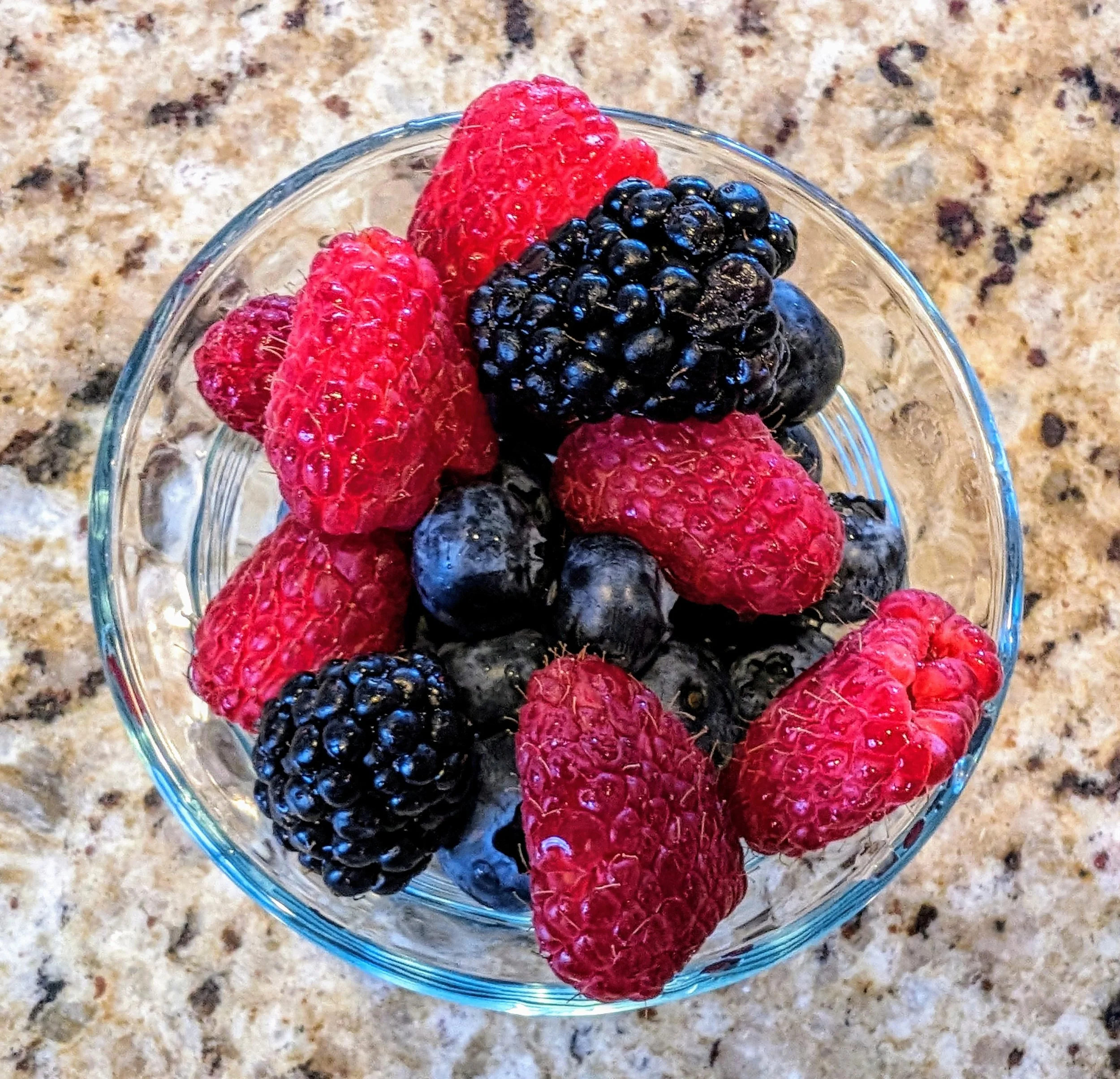 Gratitude Practice 2024 March 18: A Beautiful Bowl of Berries 