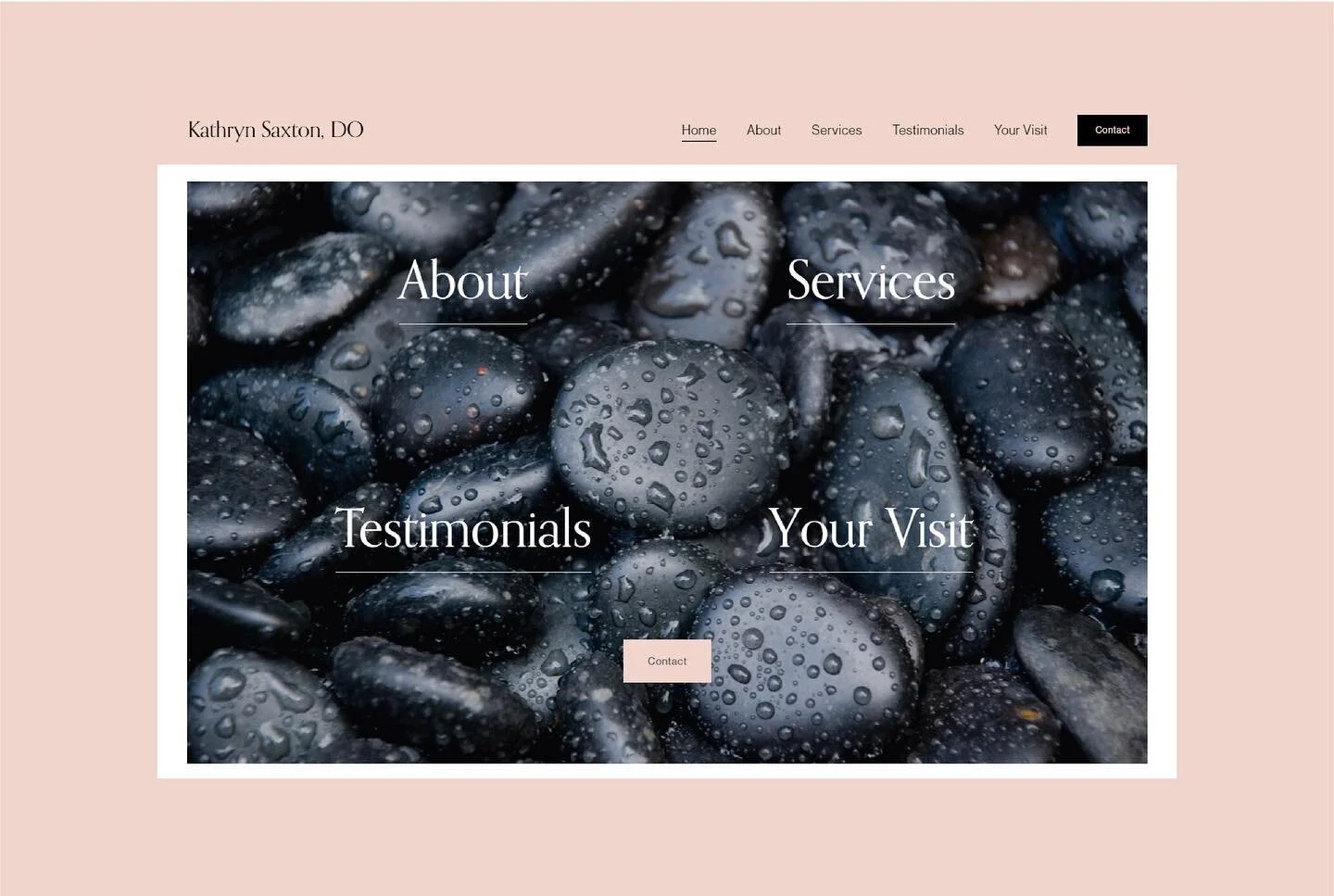 DrSaxton.com
&bull;
Swipe for stills from Kathryn&rsquo;s new, gorgeous site! See the full experience at DrSaxton.com (linked on my website in bio)
&bull;
Kathryn Saxton is a Doctor of Osteopathic Medicine based out of Portola Valley, CA. She is cari