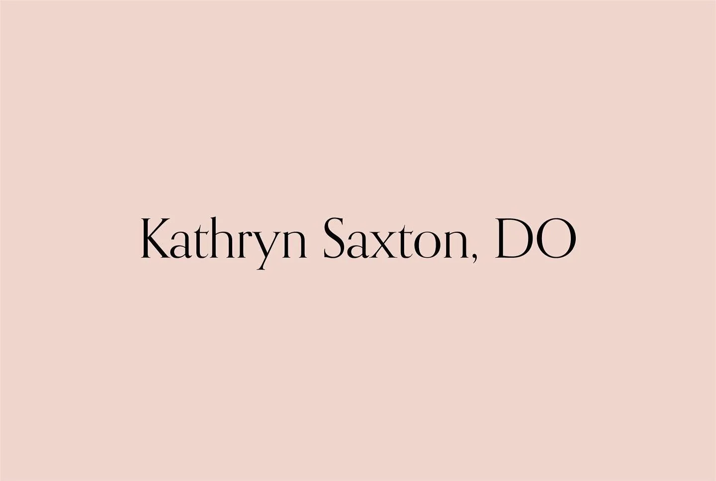 DrSaxton.com
&bull;
Swipe for a video walkthrough of Kathryn&rsquo;s new, gorgeous site! See the full experience at DrSaxton.com (linked on my website in bio)
&bull;
Kathryn Saxton is a Doctor of Osteopathic Medicine based out of Portola Valley, CA. 