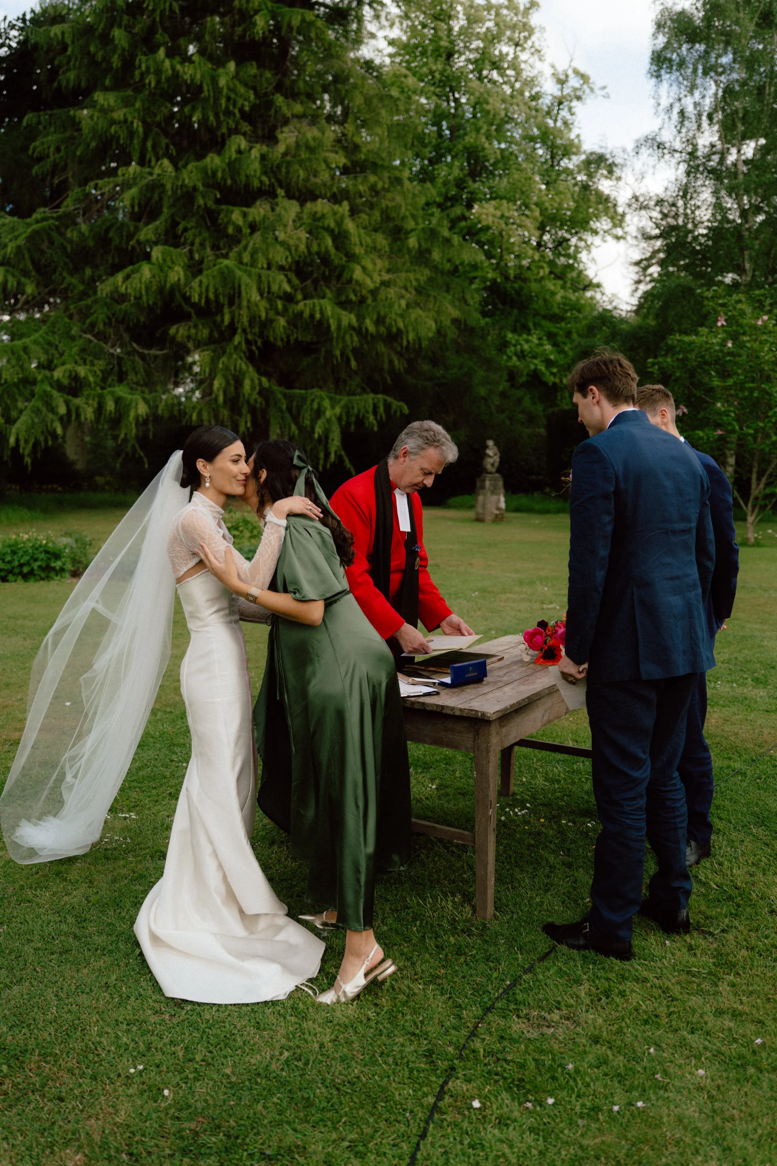 Preston Hall Estate Garden Wedding Ceremony 26.jpg