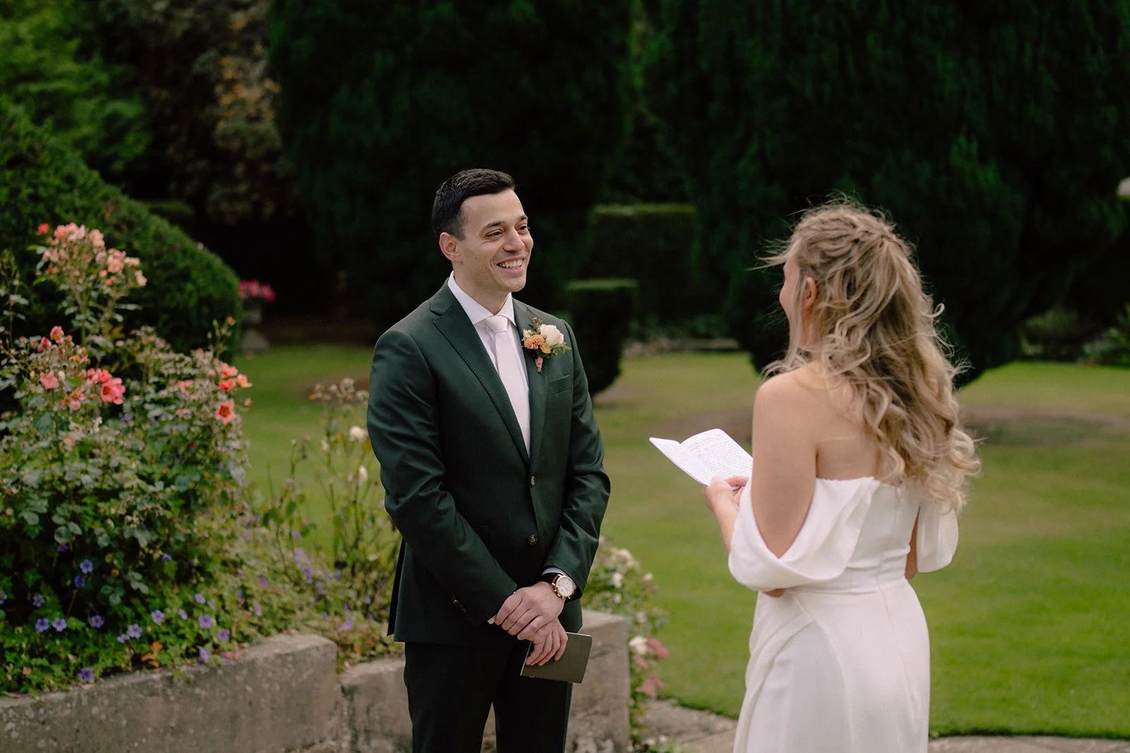 Gilmerton House Wedding First Look 7.jpg