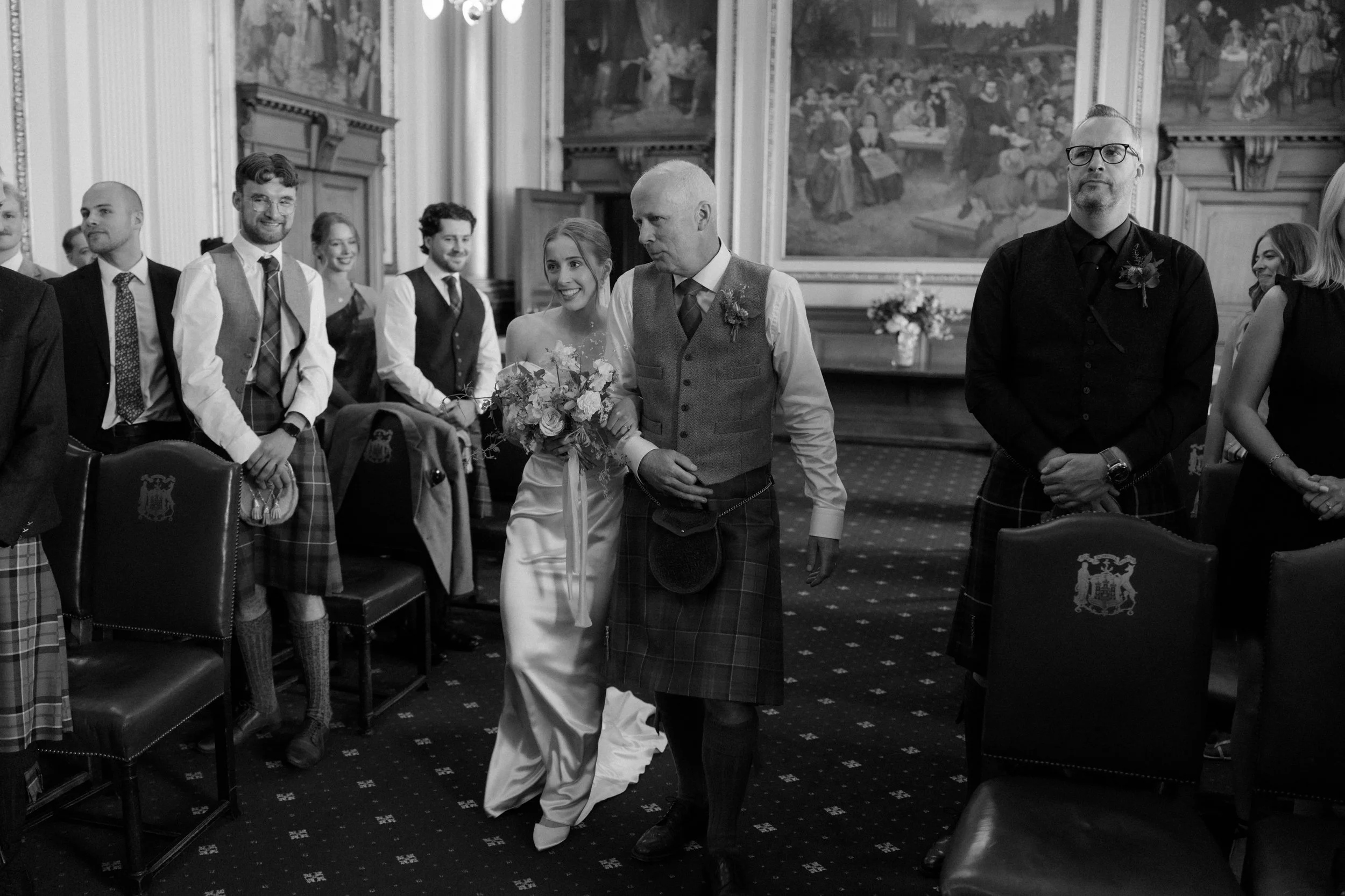 Edinburgh City Chambers Eurpoean Room Wedding Photography 17.jpg