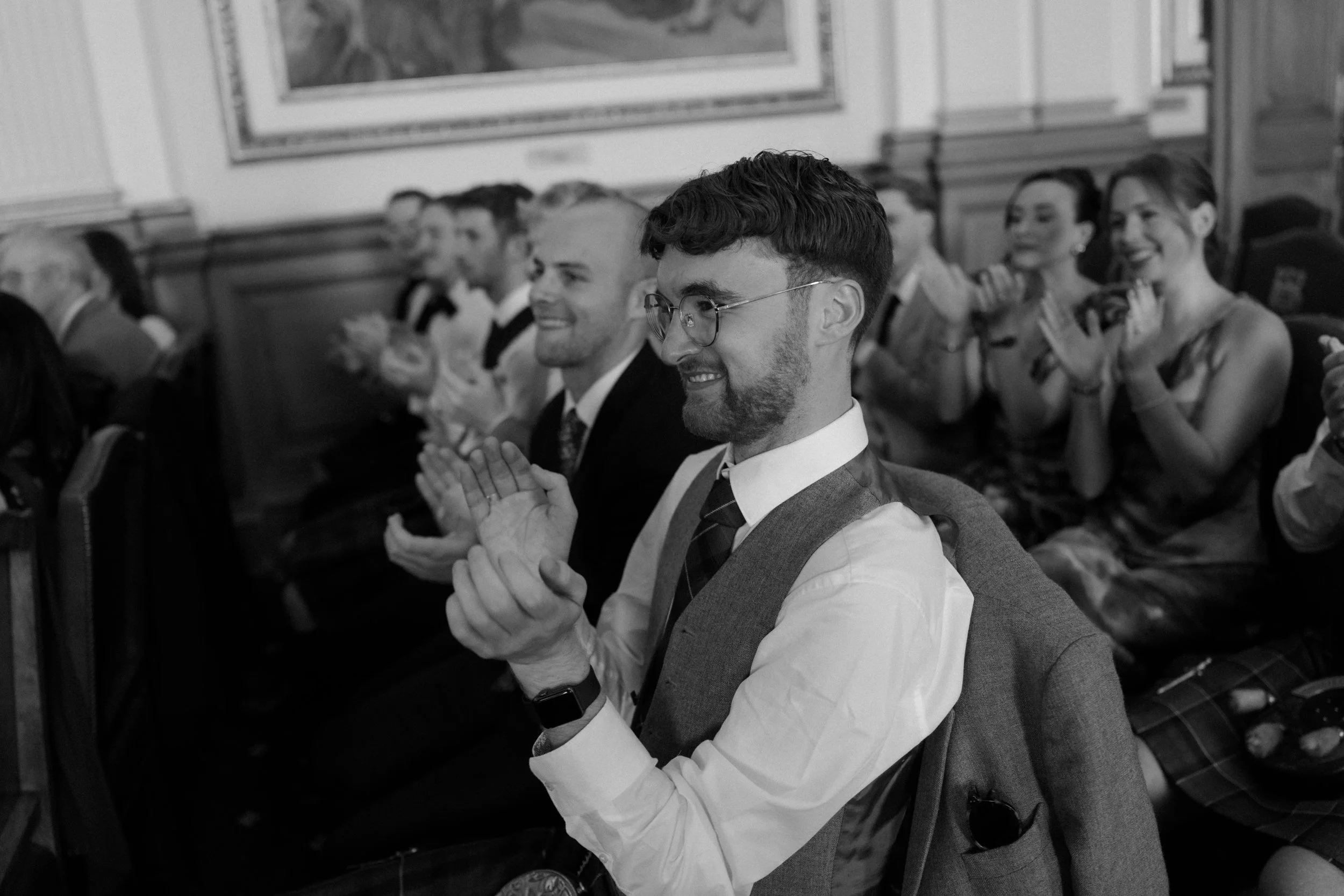 Edinburgh City Chambers Eurpoean Room Wedding Photography 27.jpg