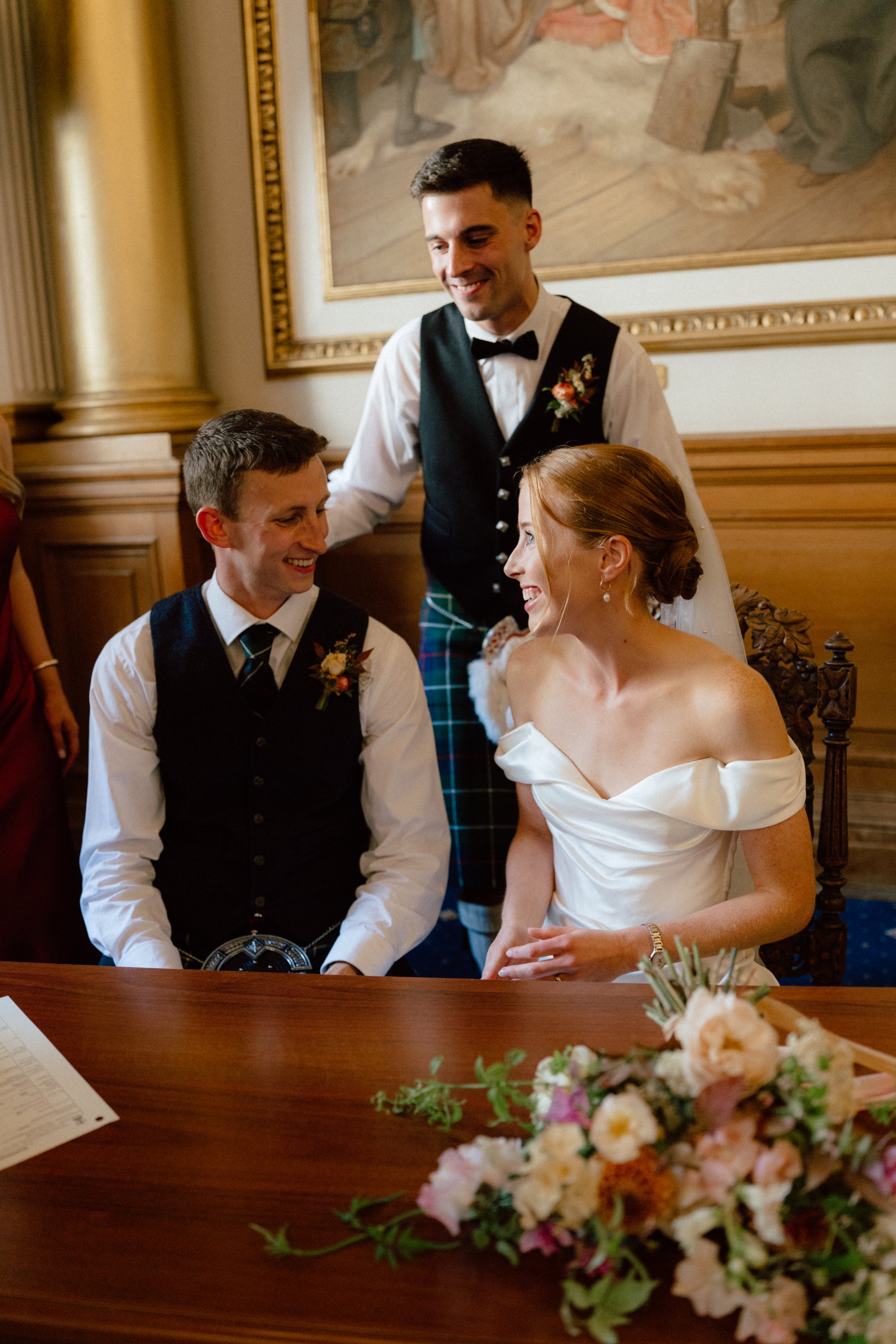 Edinburgh City Chambers Eurpoean Room Wedding Photography 29.jpg