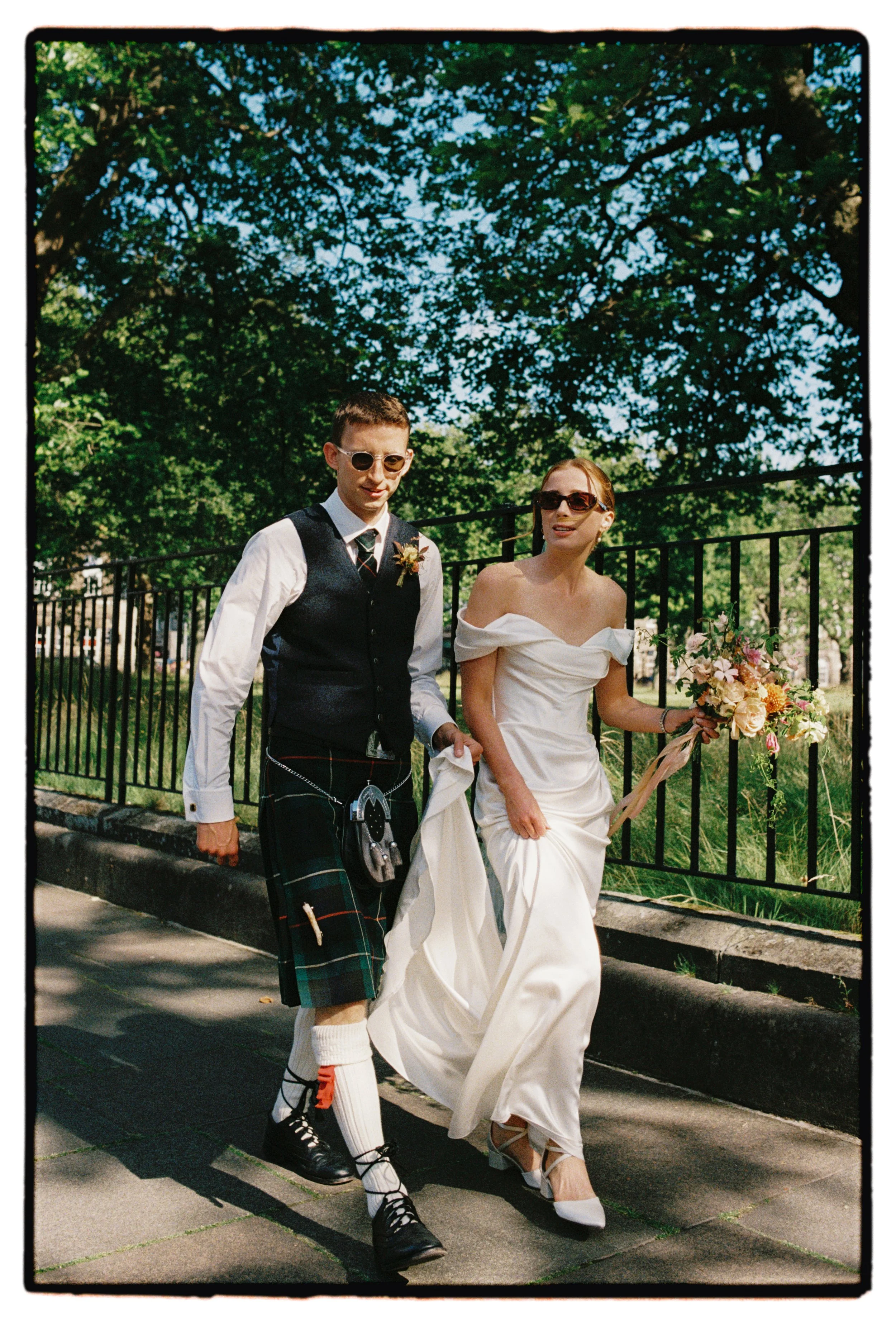 Edinburgh City Wedding Photography on 35 mm Film7.jpg