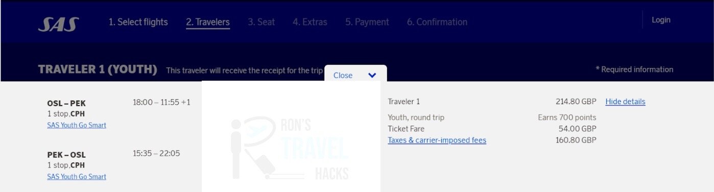 for YOUNG PEOPLE: air fares has never told you about — Ron's travel hacks