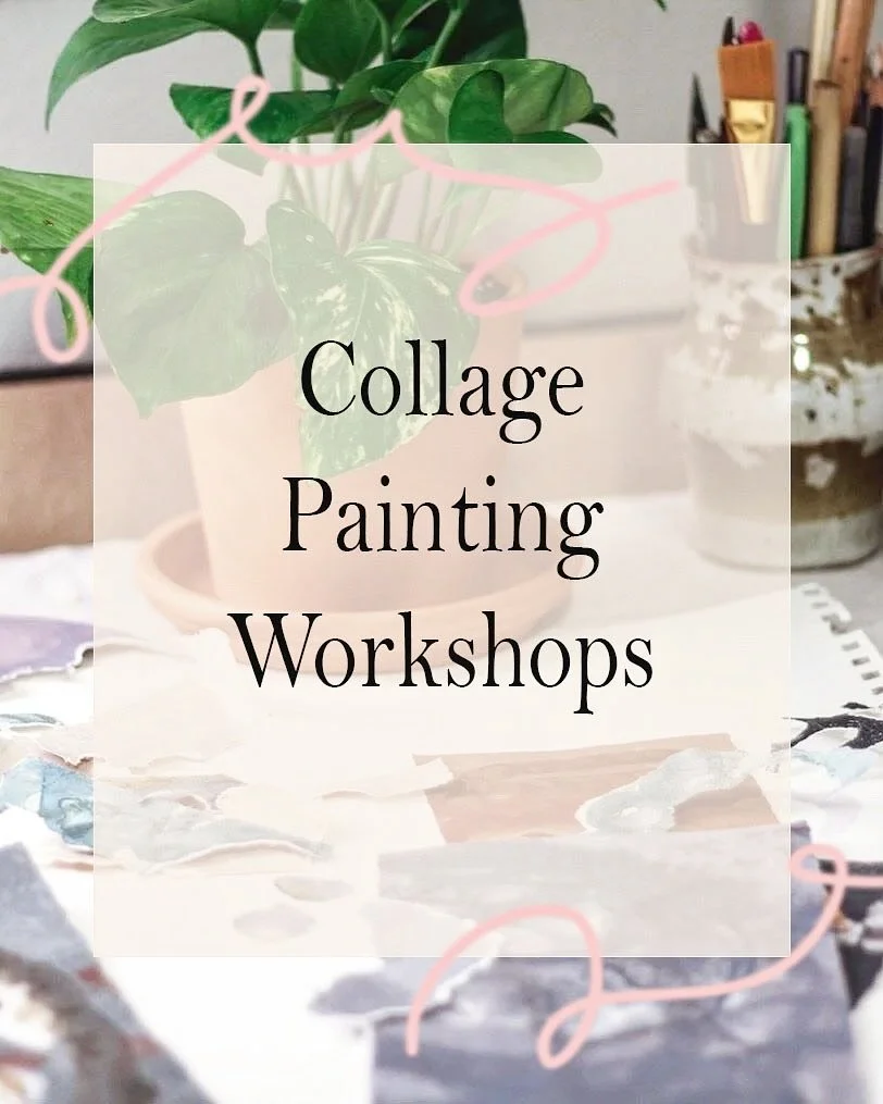 ✨NEW Collage Painting workshops✨
➡️Follow link in&nbsp;bio&nbsp;to register

This is a fun, free-flowing class perfect for all levels! I will guide you through the basics of collage and 2-D design through color, form, and composition. We&rsquo;ll use