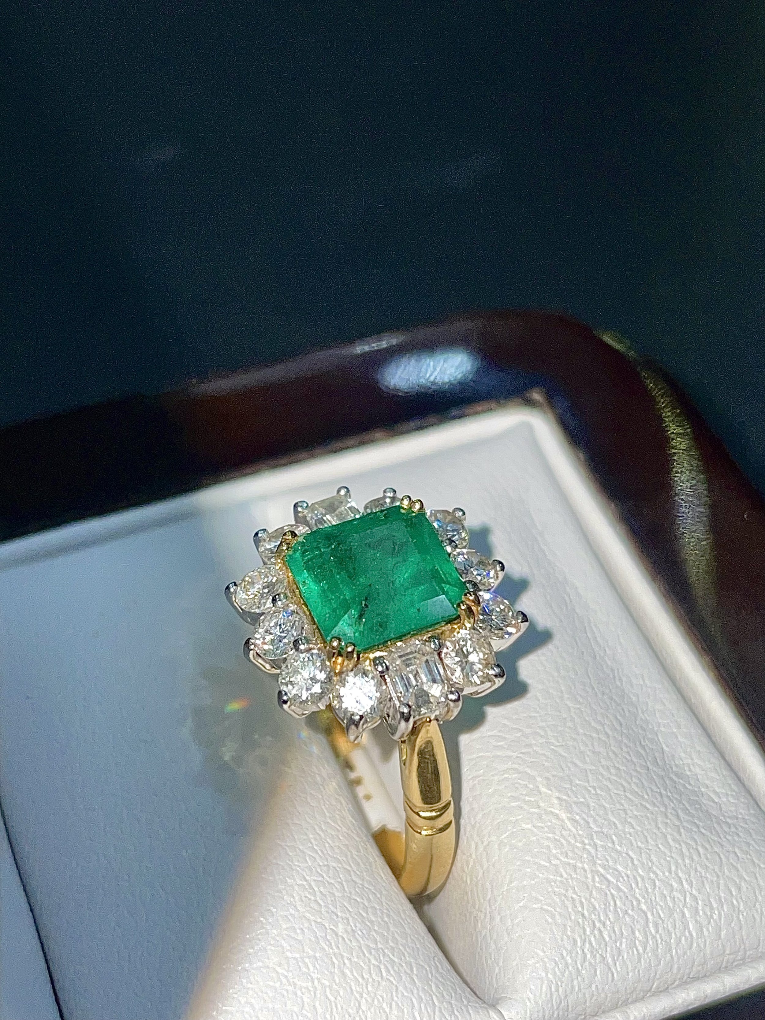 18ct Emerald and Diamond