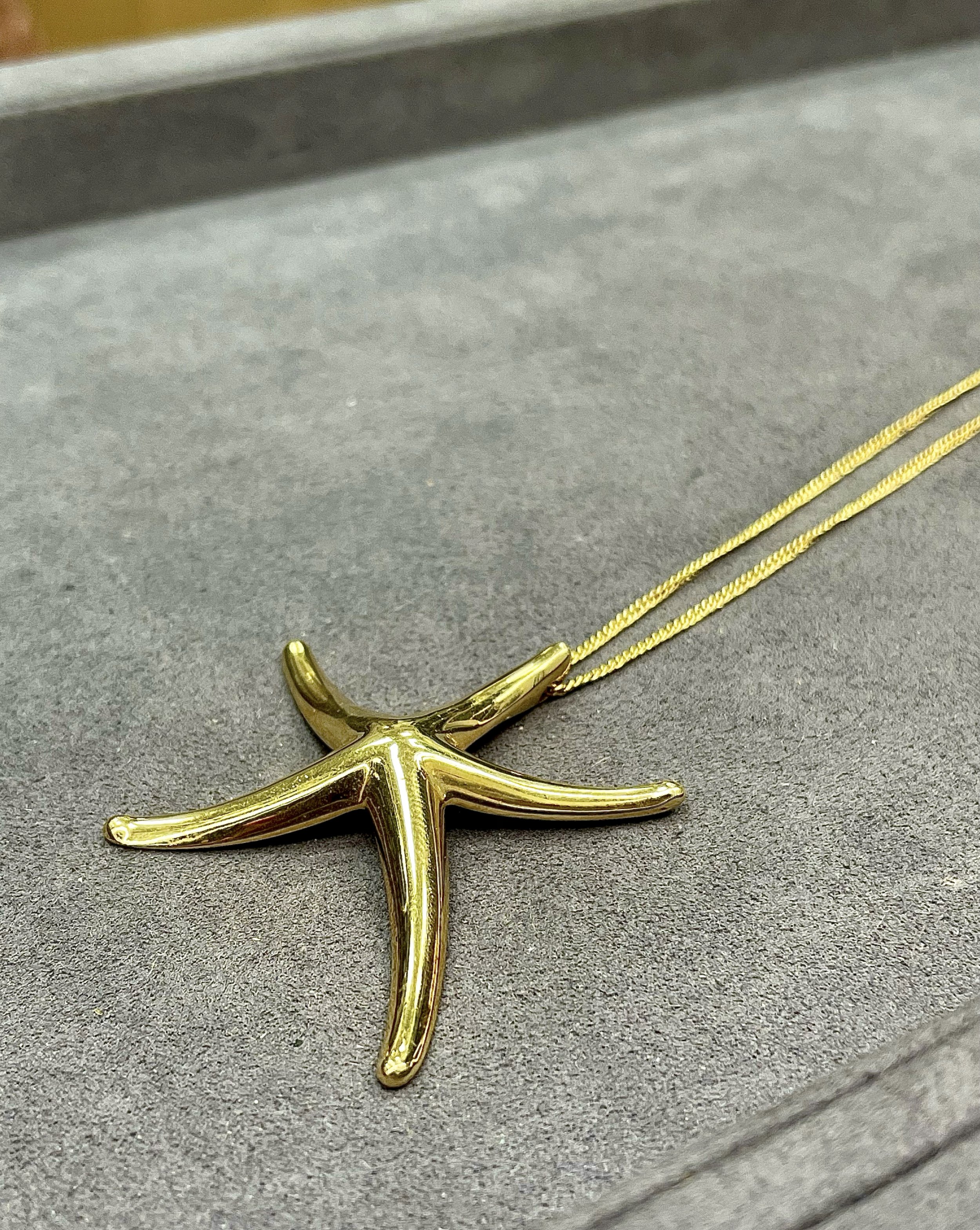 Tiffany & Co Starfish 18ct necklace