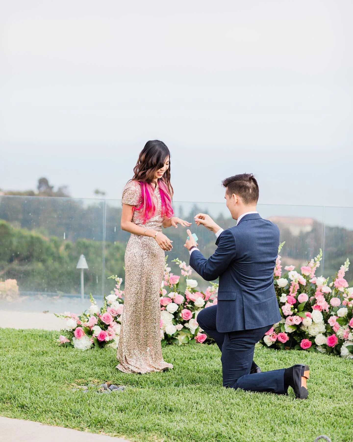 omg. did this really happen?? 🤭 He asked, and I said &ldquo;what do you think?&rdquo; 😂❤️ @brenmitch what a magical evening, ily ✨ #isaidyes💍 #abouttime #futuremr&amp;mrsmitchell #cherylm 
⠀⠀⠀⠀⠀⠀⠀⠀⠀
📷: @julia_lukash_photography