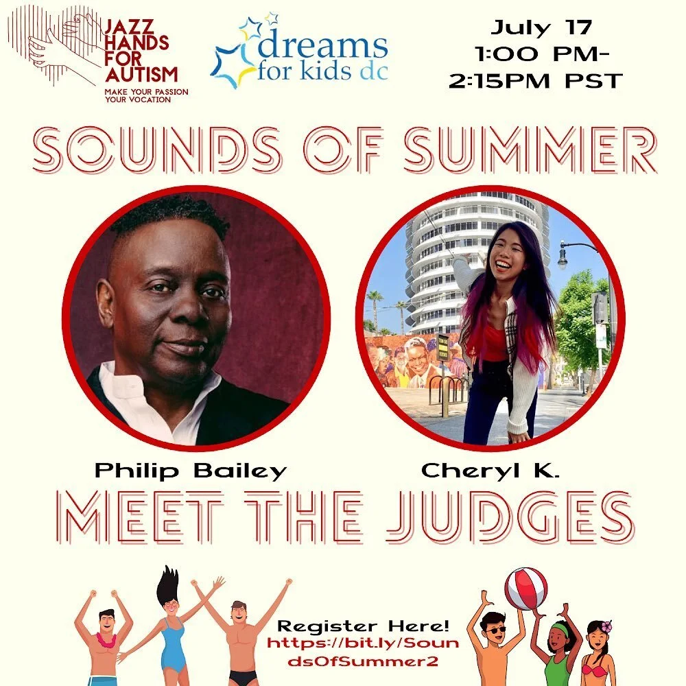 Looking forward to co-judging this talent competition for @jazzhandsforautism &amp; @dfk_dc with lead singer of Earth, Wind, &amp; Fire @philipbaileyewf later today🎤🎶💕 #meetthejudges #jazzhandsforautism #dreamsforkidsdc #earthwindandfire