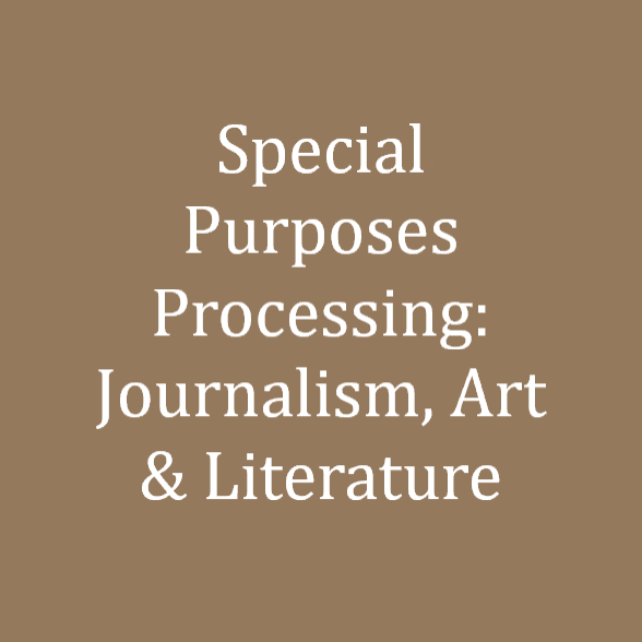 Special Purposes Processing: Journalism, Art and Literature