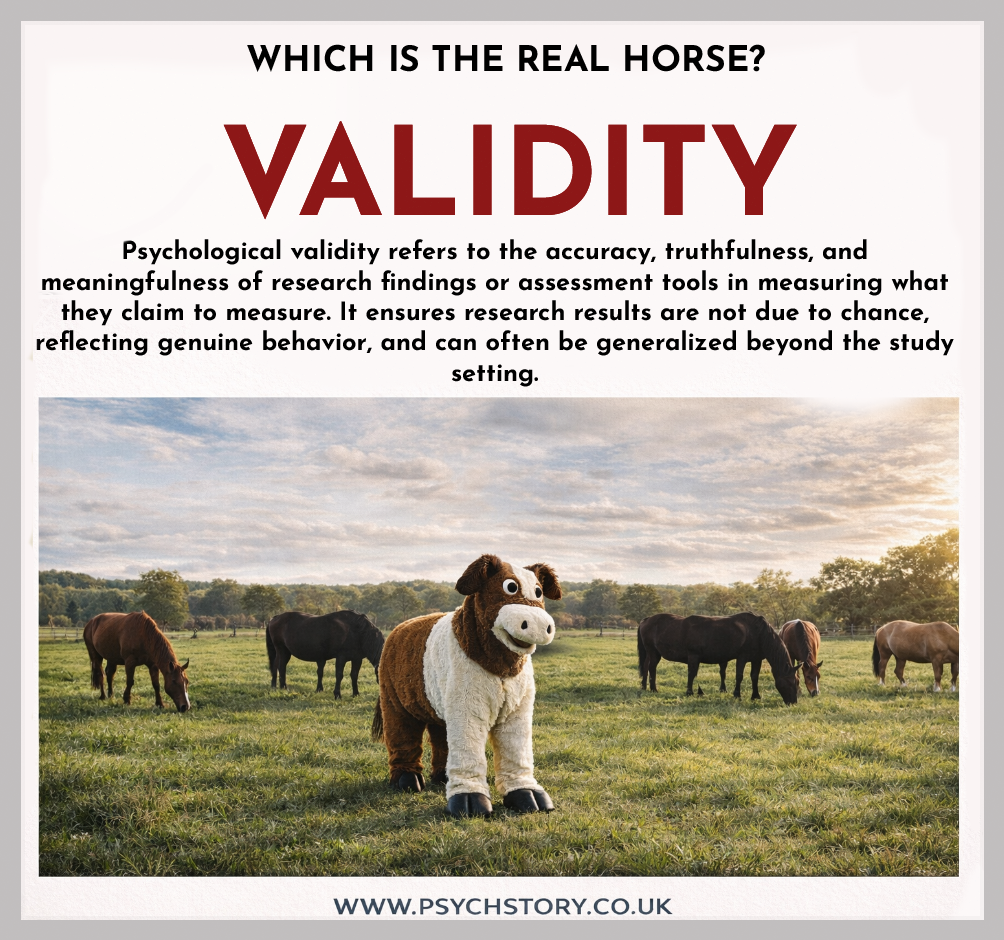 VALIDITY IN PSYCHOLOGICAL RESEARCH