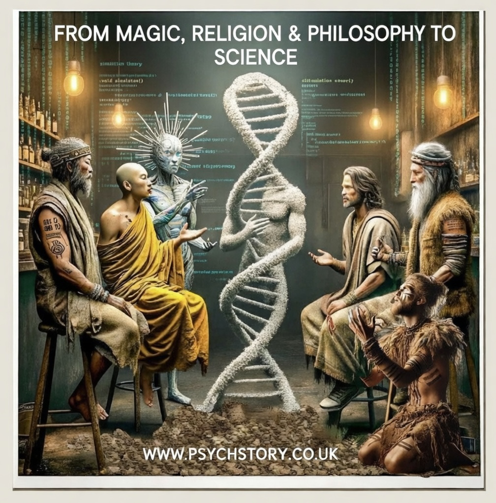 THE JOURNEY FROM MAGIC, TO RELIGION AND TO SCIENCE 
