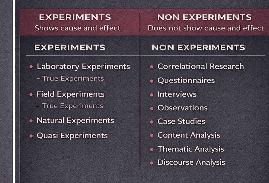 RESEARCH METHODS ASSESSMENT