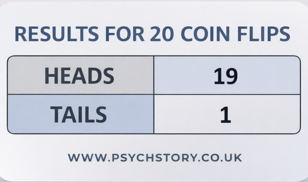 HEADS AND TAILS AND CHANCE