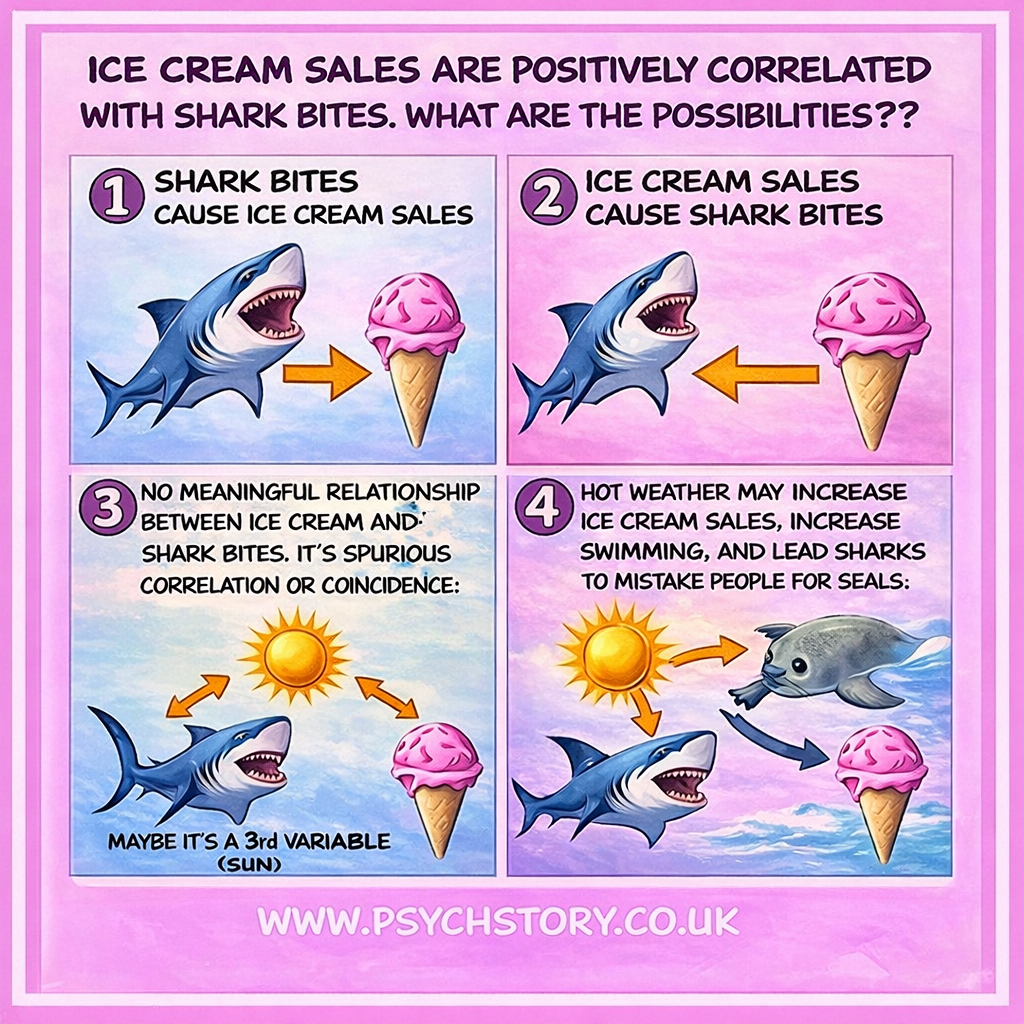 correlations and cause and effect