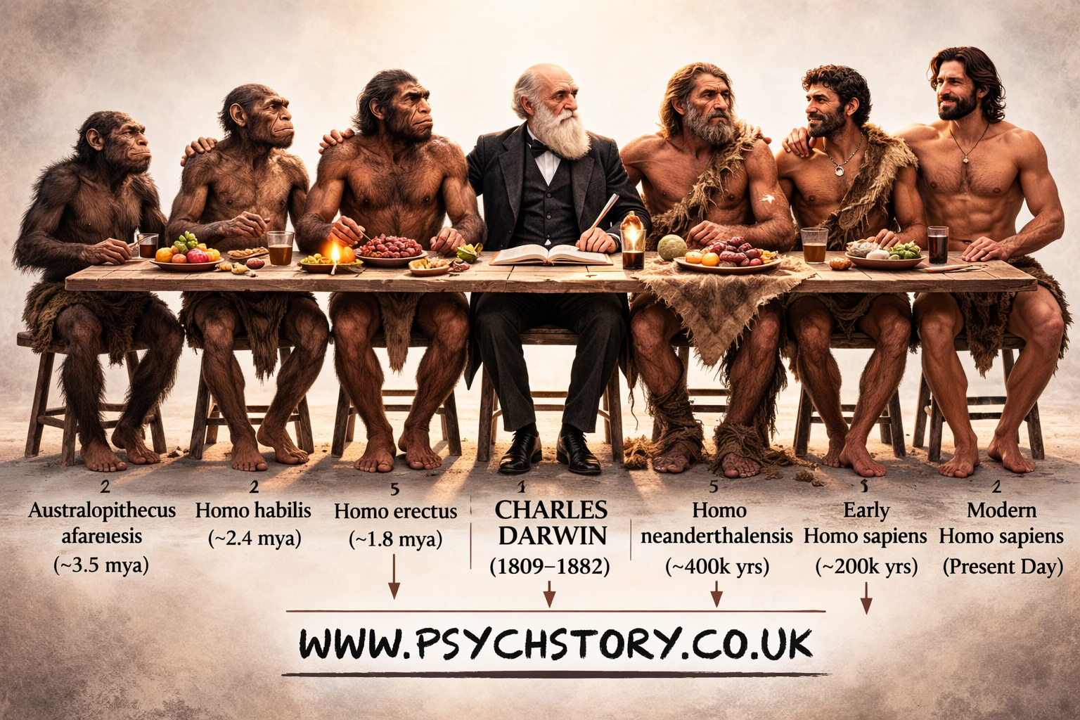 CHARLES DARWIN AND THE LAST SUPPER